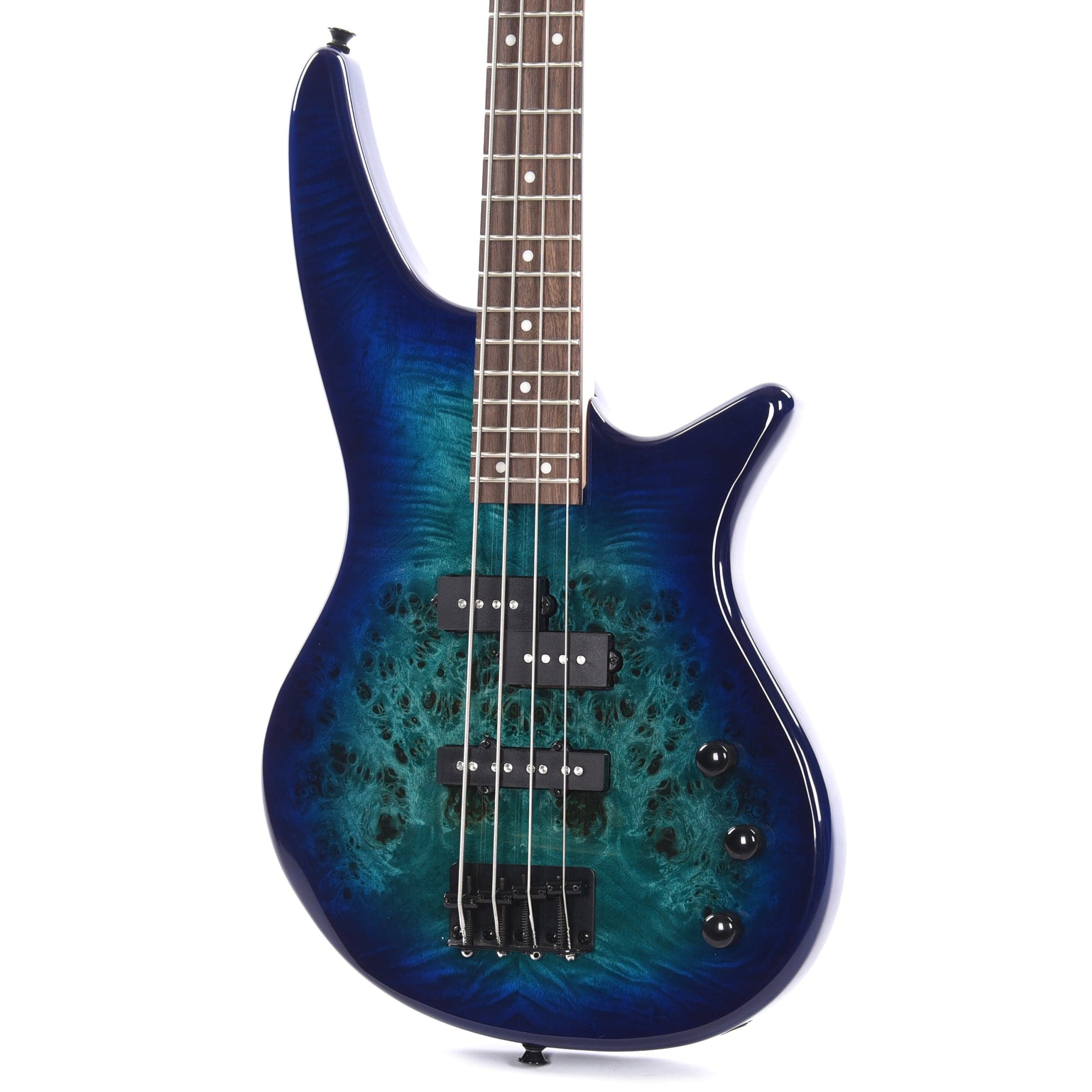 Jackson JS Series Spectra Bass JS2P IV Gloss Blue Burst Bass Guitars / 4-String