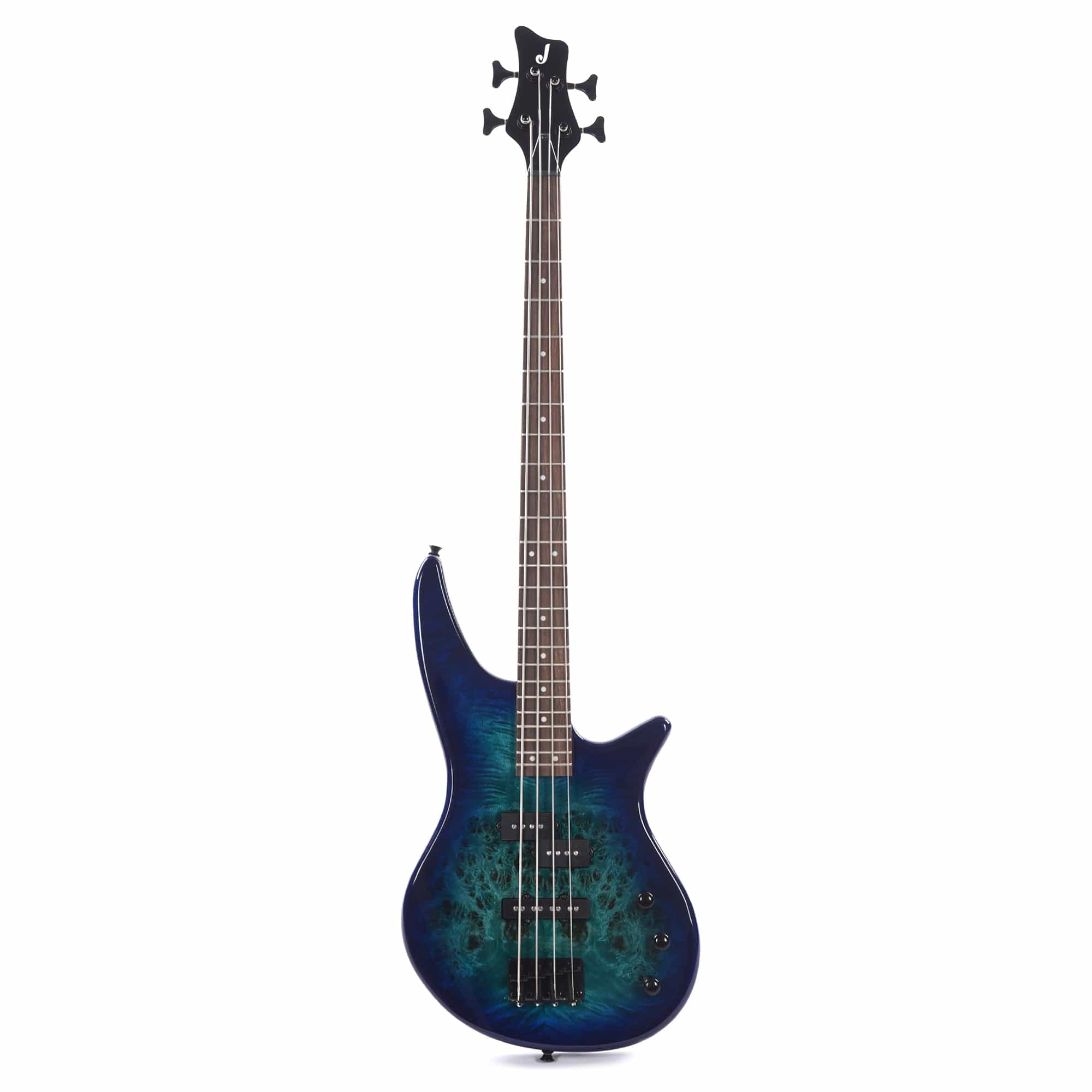 Jackson JS Series Spectra Bass JS2P IV Gloss Blue Burst Bass Guitars / 4-String