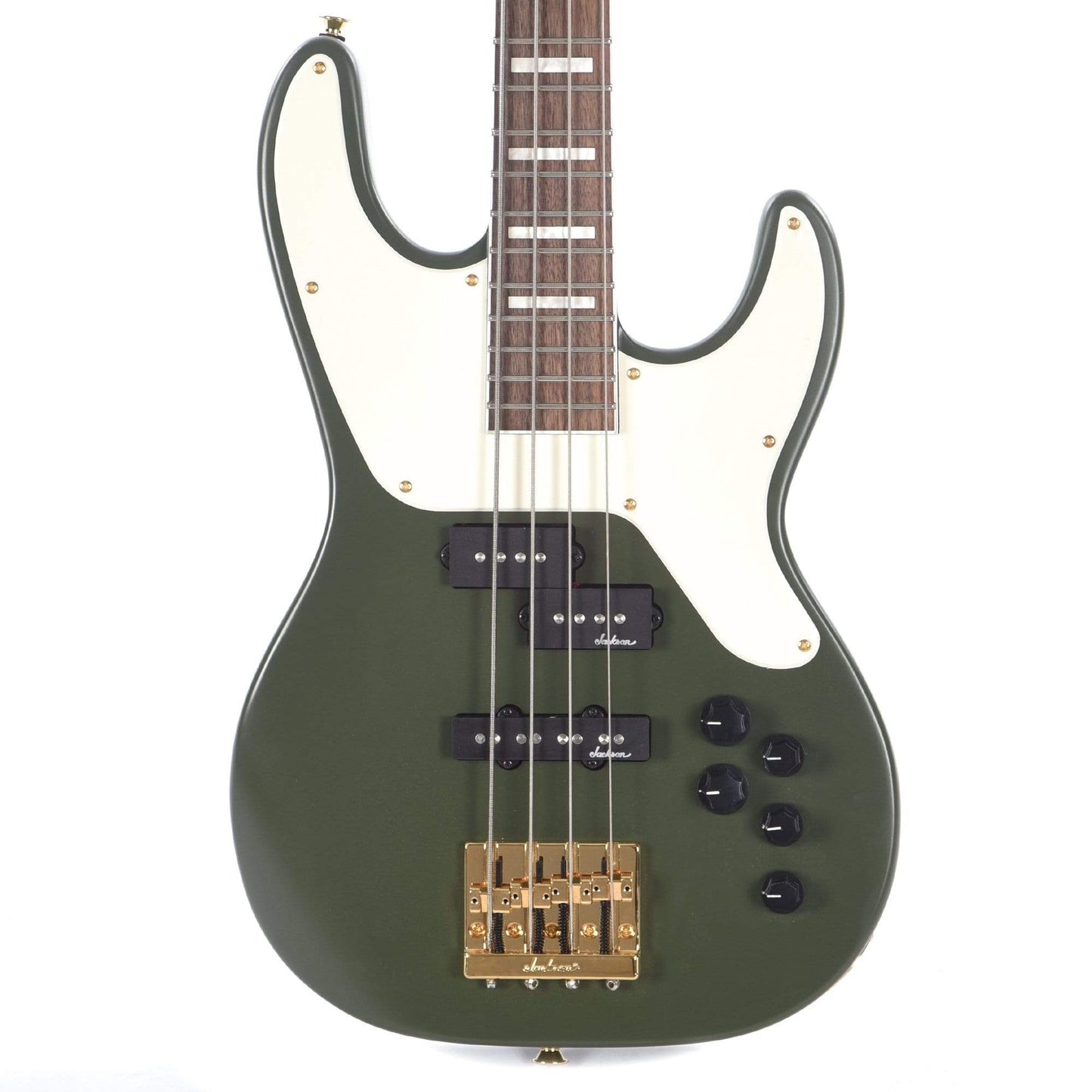 Jackson X Series CBXNT IV Bass Matte Army Drab Bass Guitars / 4-String