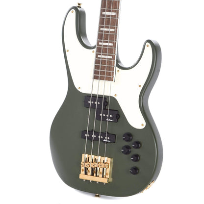 Jackson X Series CBXNT IV Bass Matte Army Drab Bass Guitars / 4-String