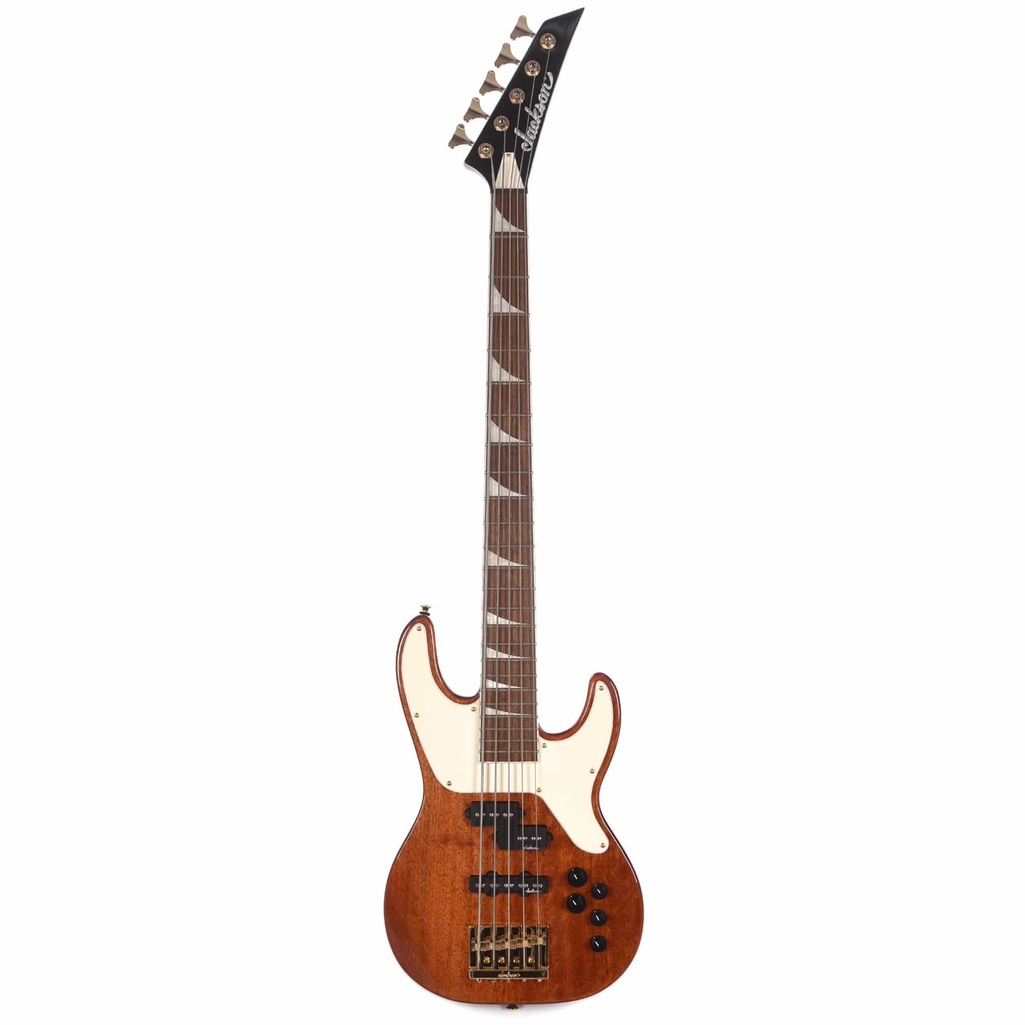 Jackson X Series CBXNT V Bass Natural Mahogany Bass Guitars / 5-String or More