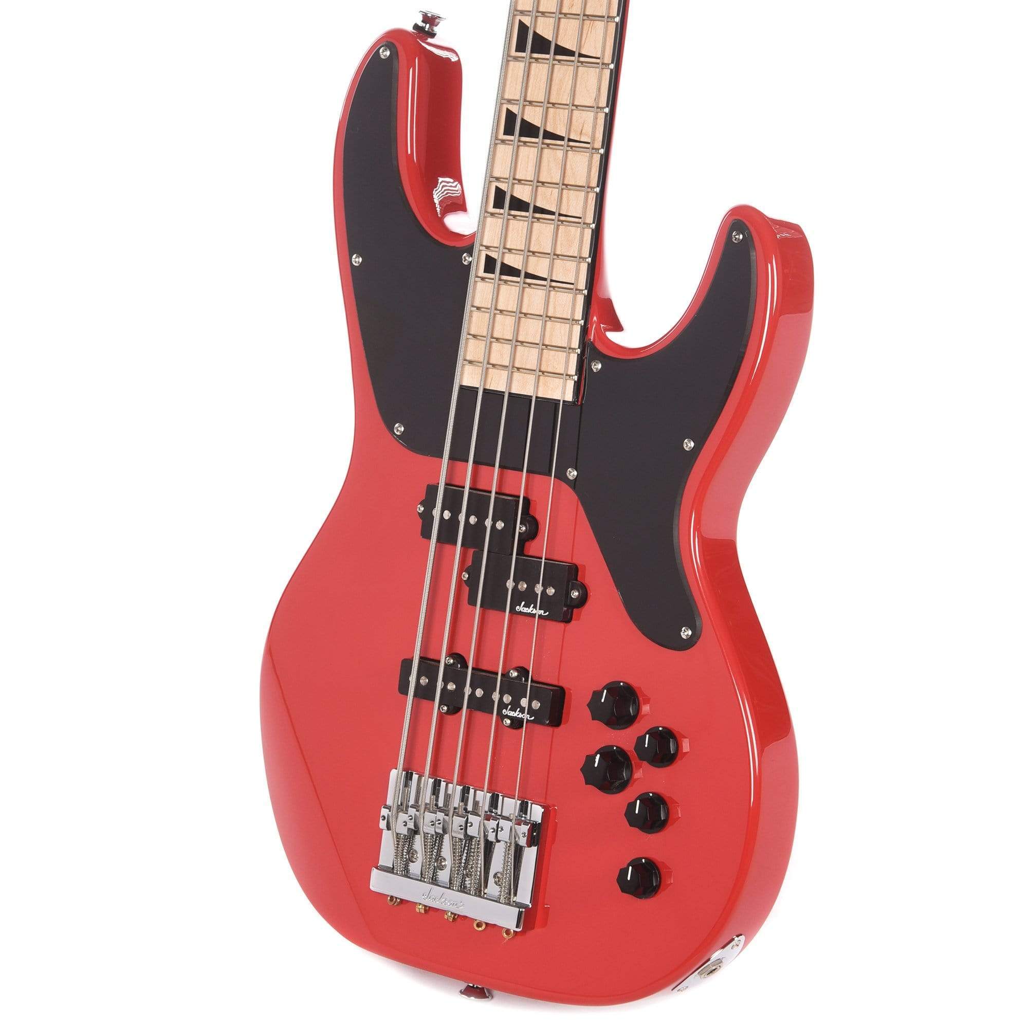 Jackson X Series CBXNTM V Bass Fiesta Red Bass Guitars / 5-String or More