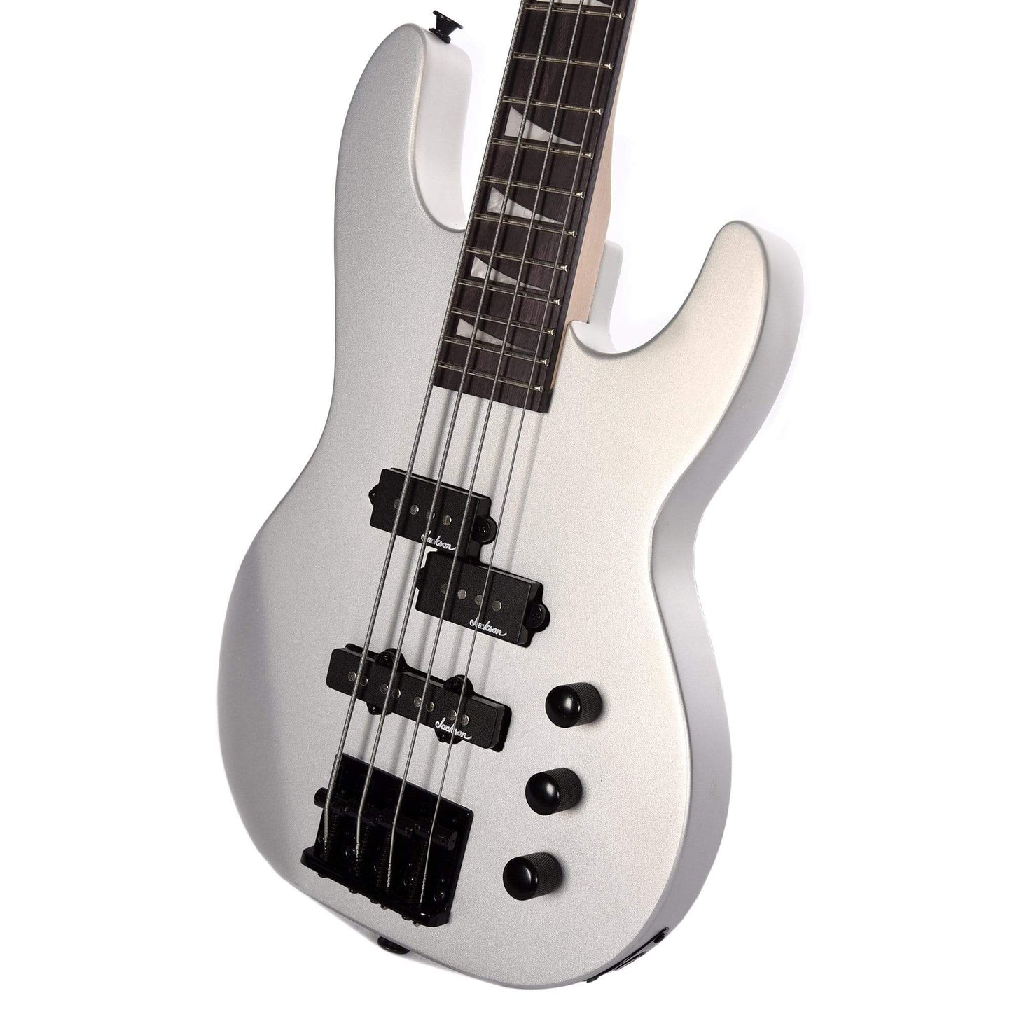 Jackson JS1X Concert Bass Minion Satin Silver Bass Guitars / Short Scale