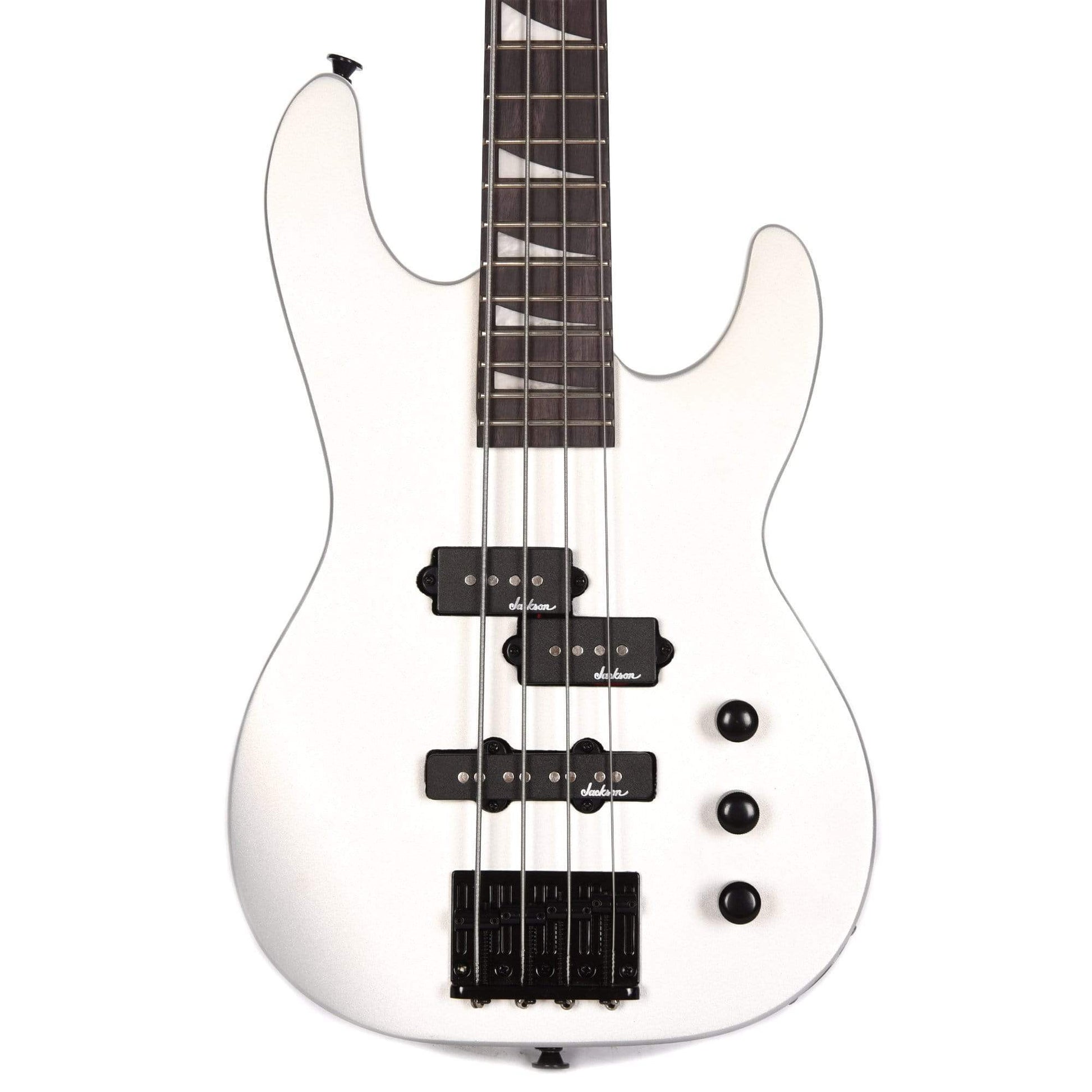 Jackson JS1X Concert Bass Minion Satin Silver Bass Guitars / Short Scale