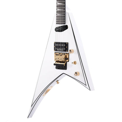 Jackson Concept Series Rhoads RR24 HS White w/Black Pinstripes Electric Guitars / Solid Body