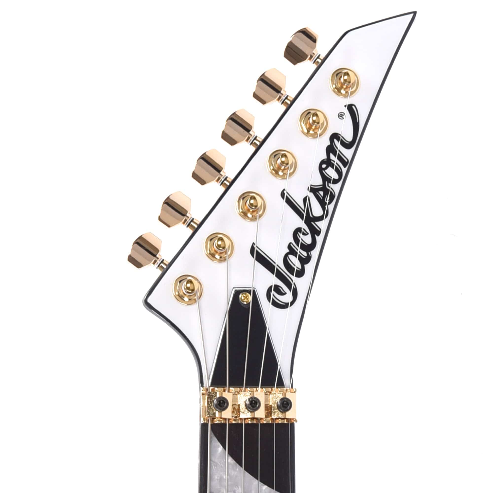 Jackson Concept Series Rhoads RR24 HS White w/Black Pinstripes Electric Guitars / Solid Body