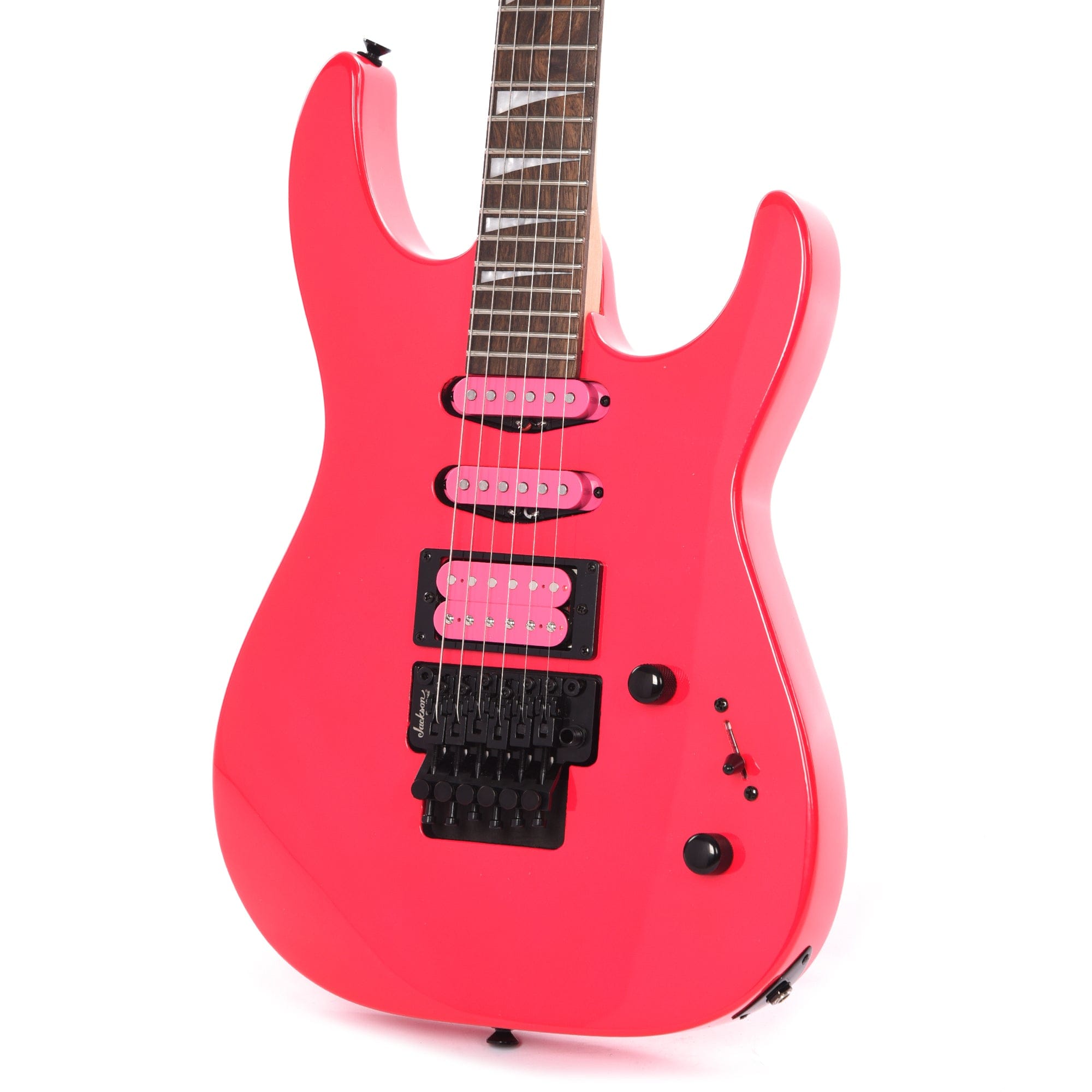 Jackson DK3XR HSS Neon Pink w/Pink Pickups Electric Guitars / Solid Body