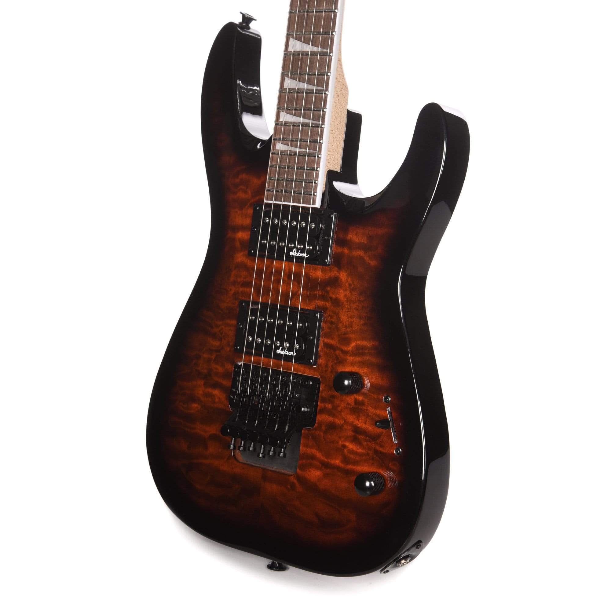 Jackson JS Series Dinky Arch Top JS32Q Dark Sunburst Electric Guitars / Solid Body