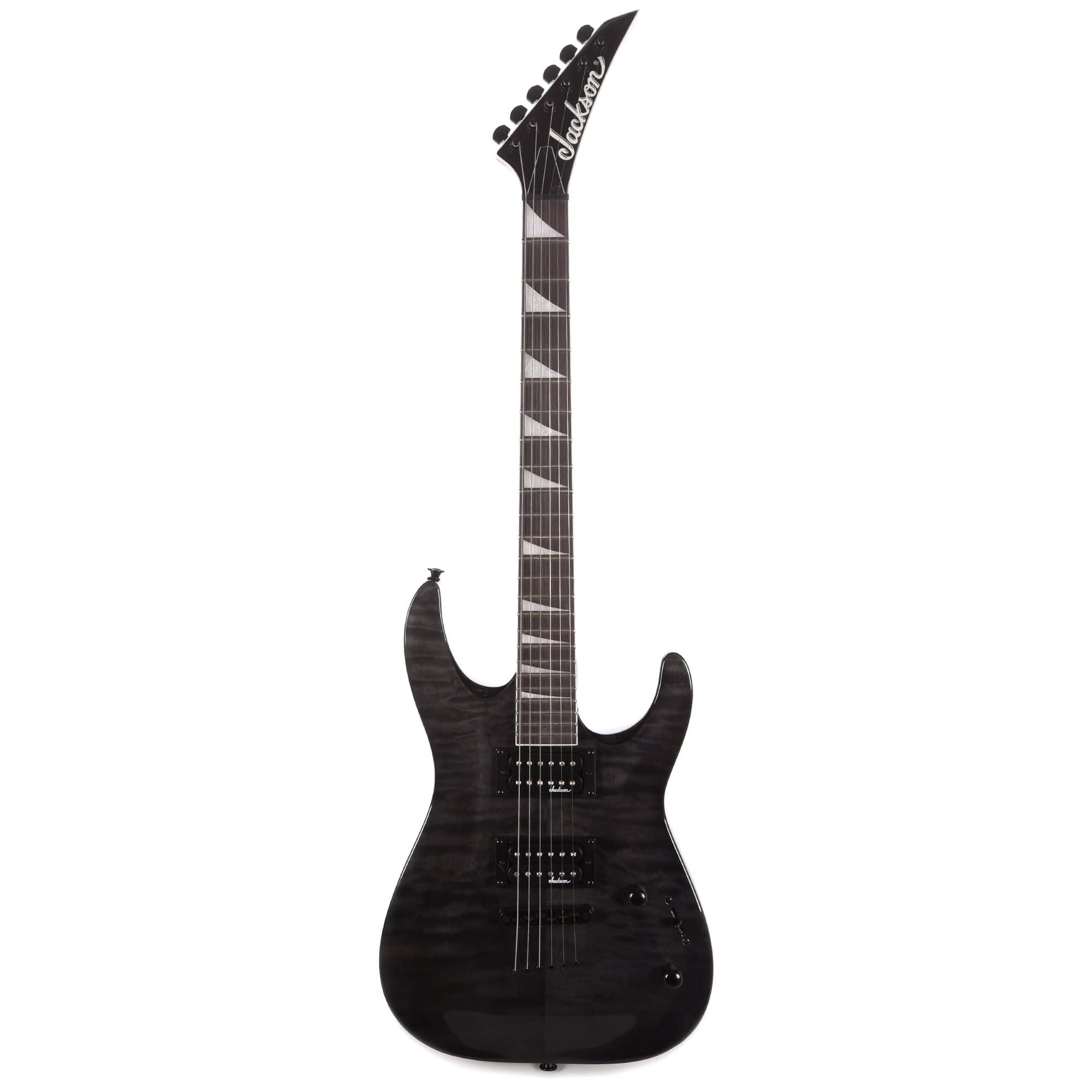 Jackson JS Series Dinky Arch Top JS32TQ Transparent Black Electric Guitars / Solid Body