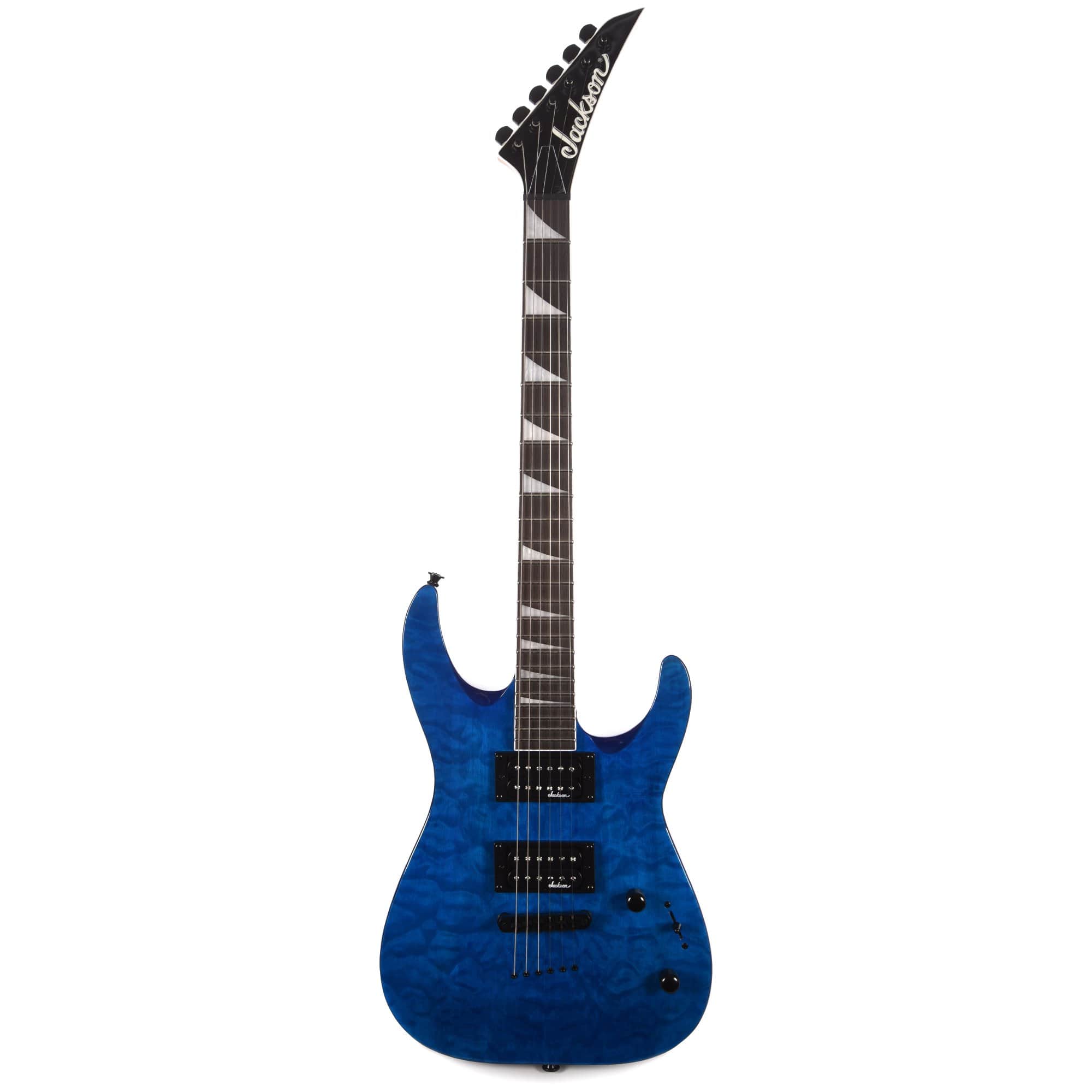 Jackson JS Series Dinky Arch Top JS32TQ Transparent Blue Electric Guitars / Solid Body