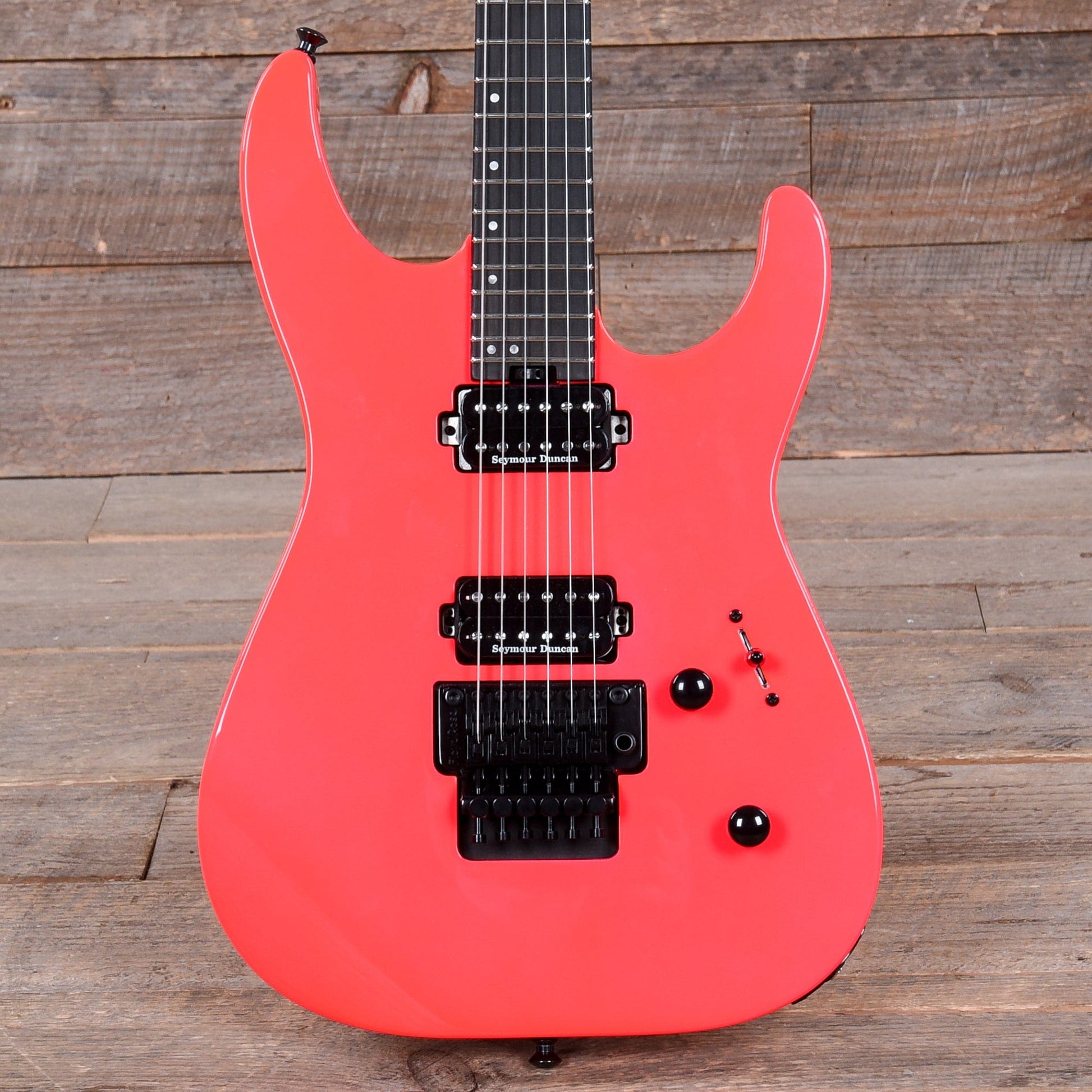 Jackson Pro Series Dinky DK2 Neon Pink Electric Guitars / Solid Body