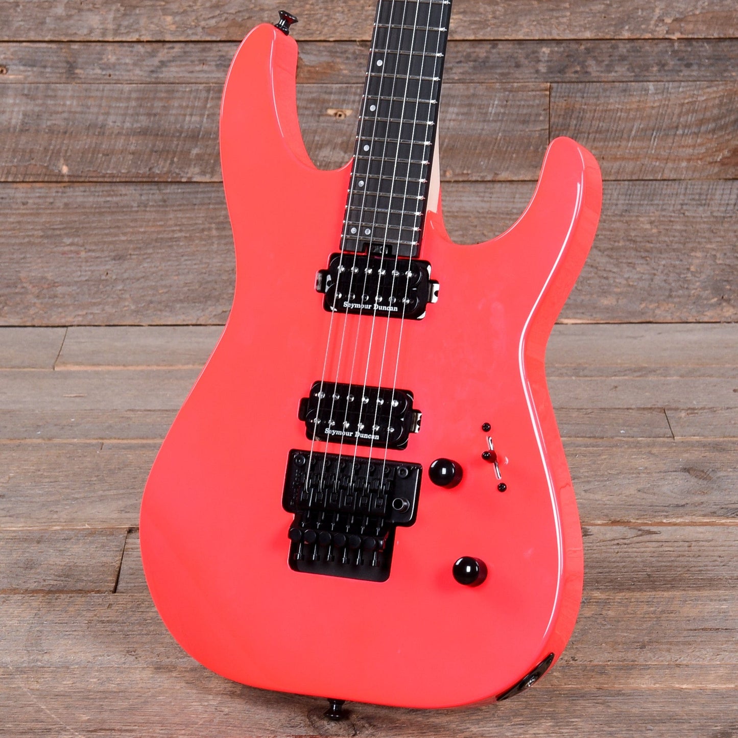 Jackson Pro Series Dinky DK2 Neon Pink Electric Guitars / Solid Body