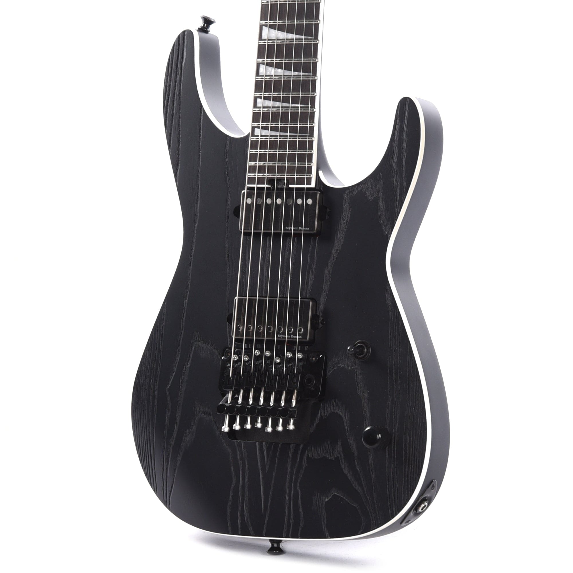 Jackson Pro Series Jeff Loomis Soloist SL7 Sandblasted Ash Satin Black Electric Guitars / Solid Body