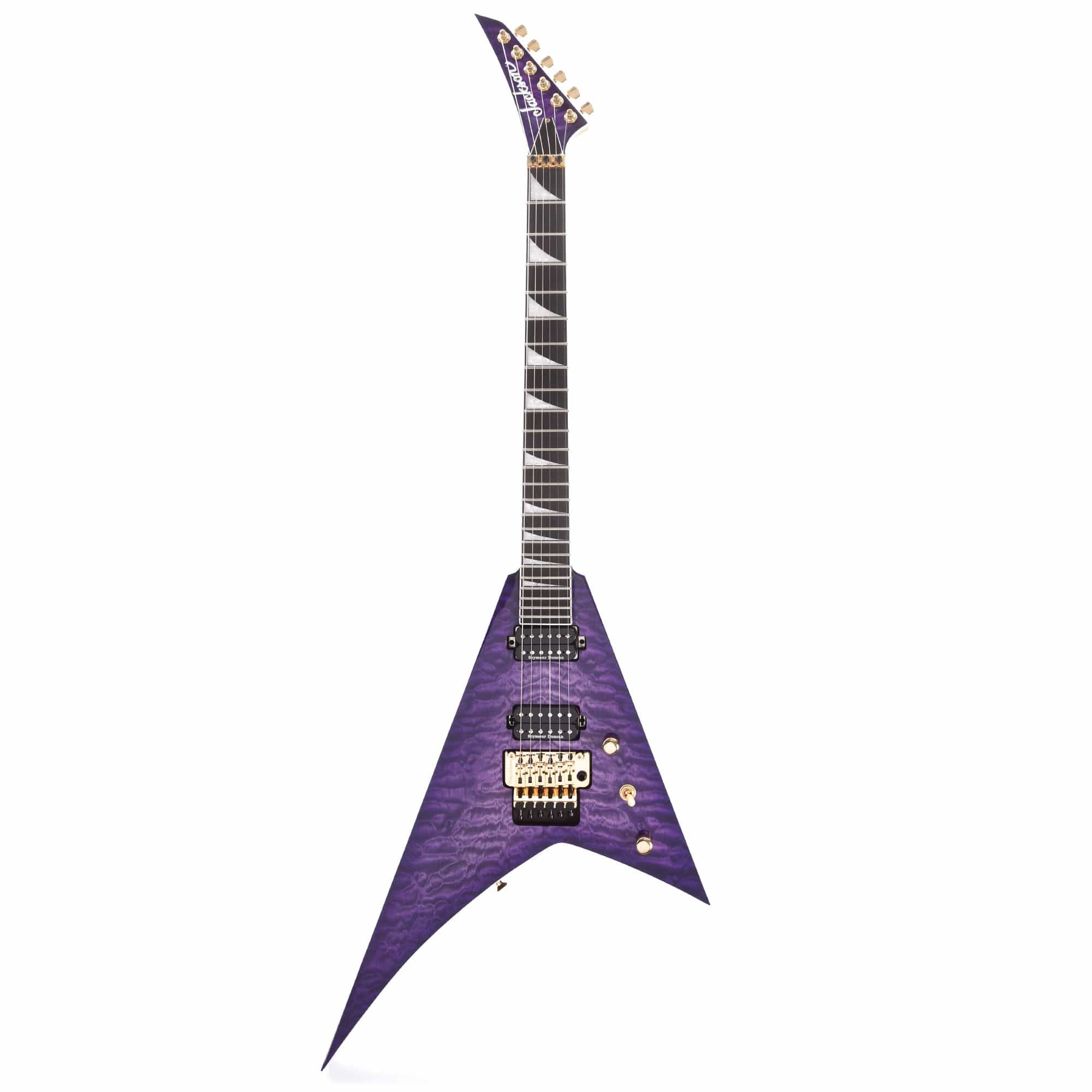 Jackson Pro Series Rhoads RR24Q Transparent Purple Electric Guitars / Solid Body