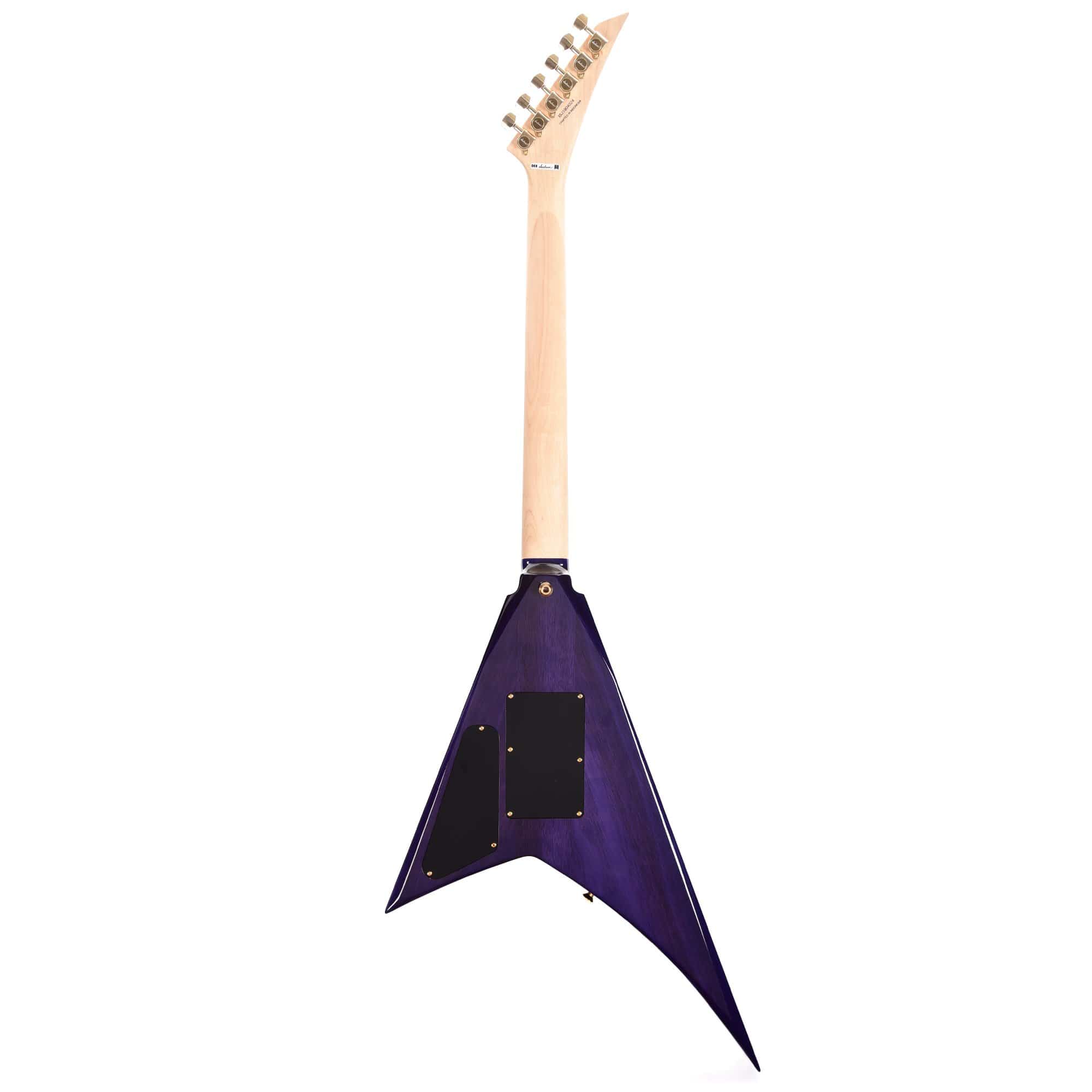 Jackson Pro Series Rhoads RR24Q Transparent Purple Electric Guitars / Solid Body