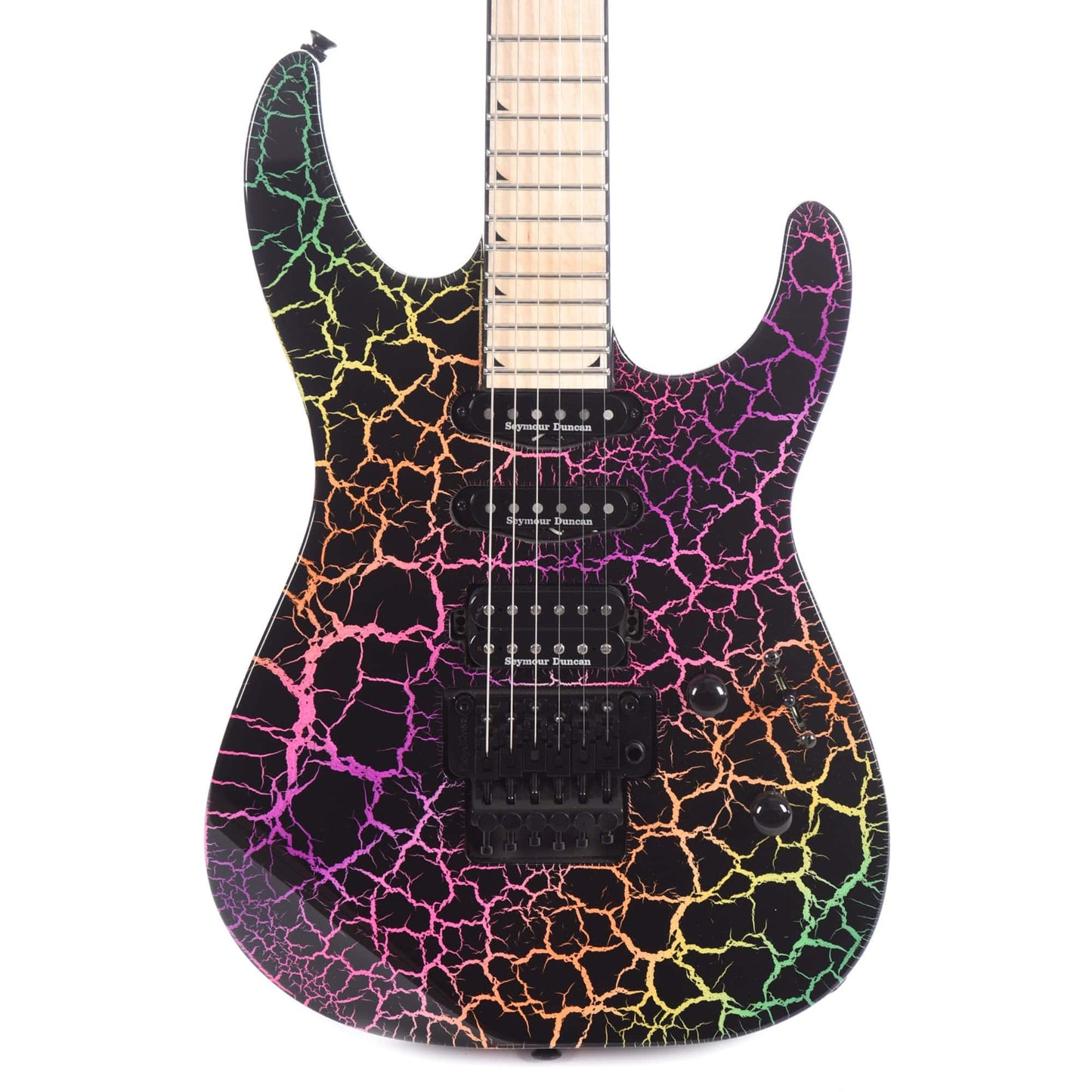 Jackson Pro Series Soloist SL3M Rainbow Crackle Electric Guitars / Solid Body