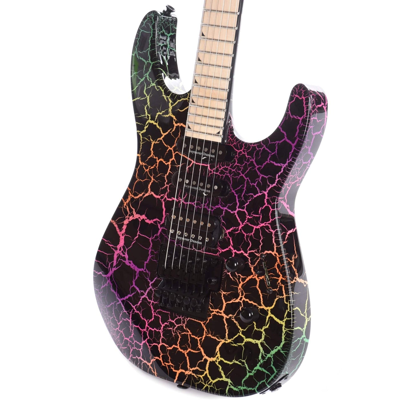 Jackson Pro Series Soloist SL3M Rainbow Crackle Electric Guitars / Solid Body