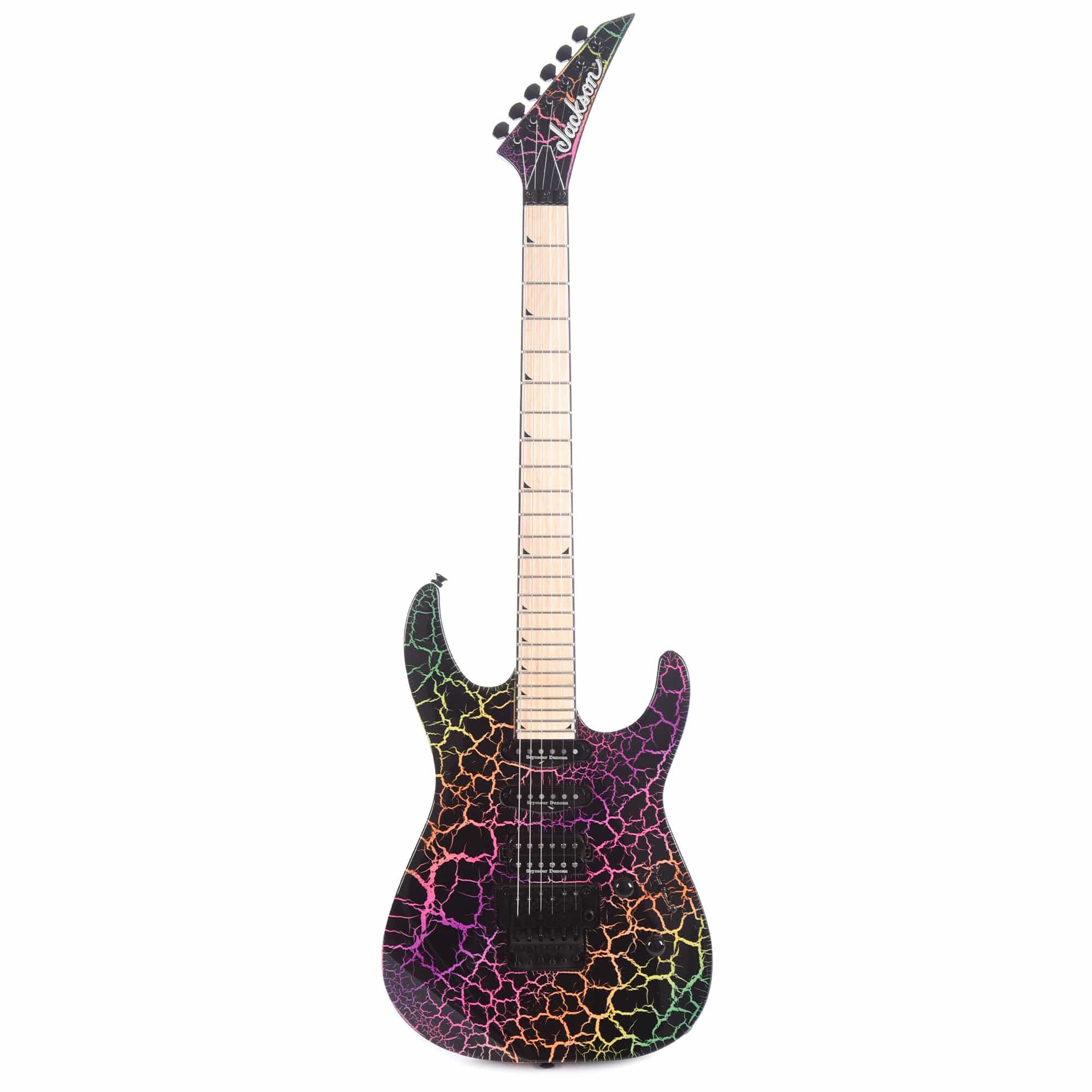 Jackson Pro Series Soloist SL3M Rainbow Crackle Electric Guitars / Solid Body