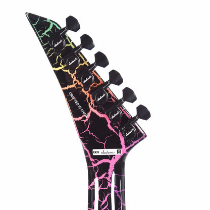 Jackson Pro Series Soloist SL3M Rainbow Crackle Electric Guitars / Solid Body