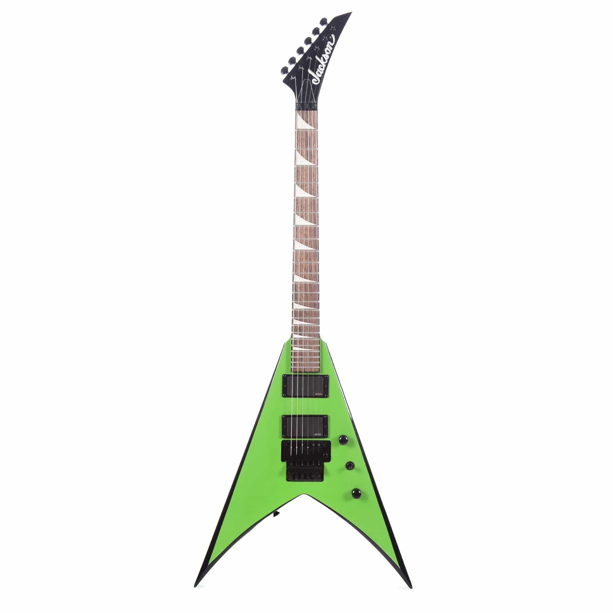 Jackson X Series King V KVXMG Slime Green with Black Bevels Electric Guitars / Solid Body