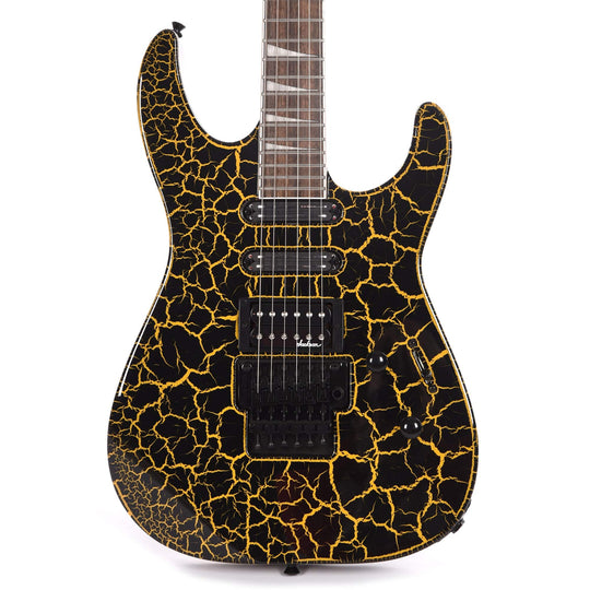 Jackson X-Series Soloist SL3X DX Yellow Crackle Electric Guitars / Solid Body