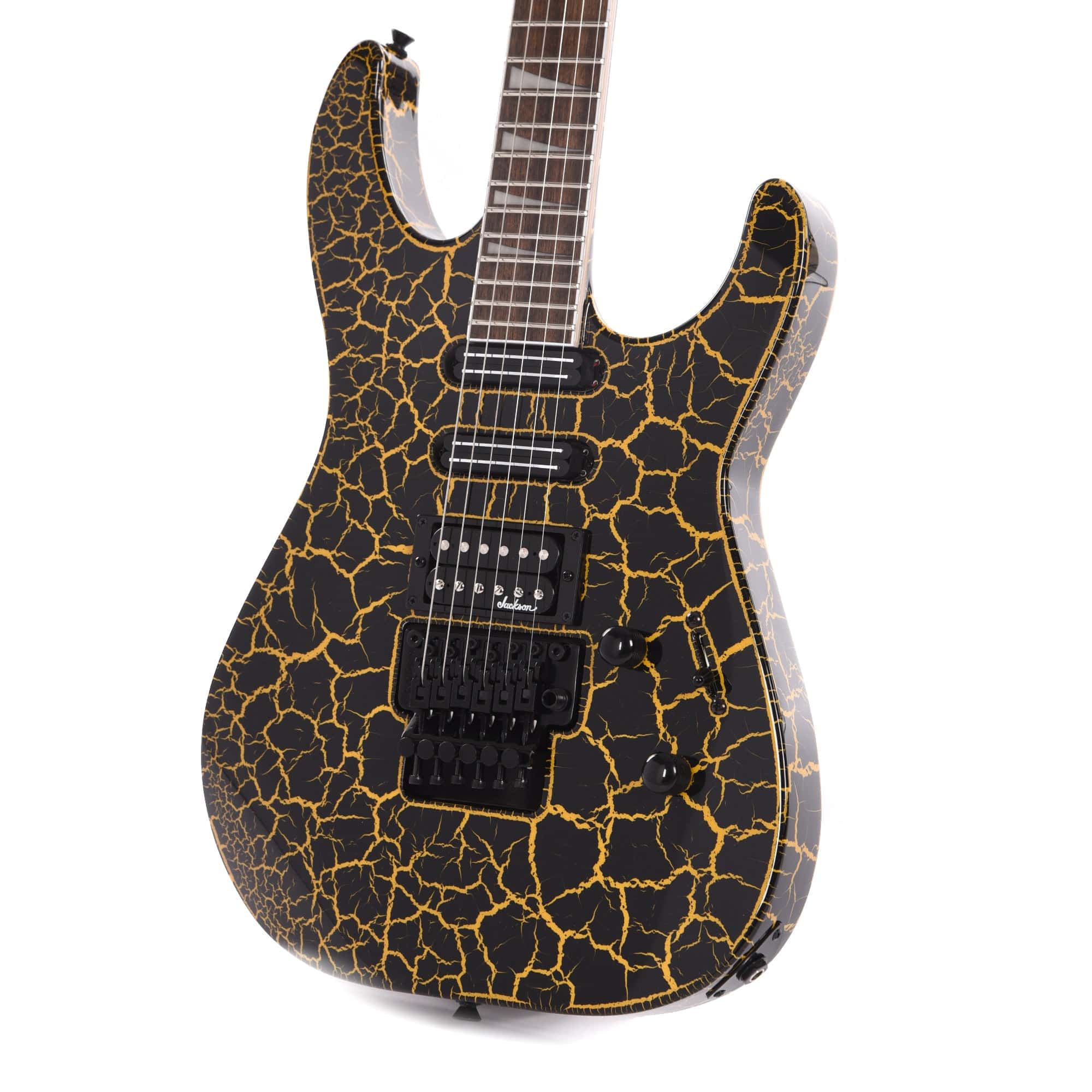 Jackson X-Series Soloist SL3X DX Yellow Crackle Electric Guitars / Solid Body