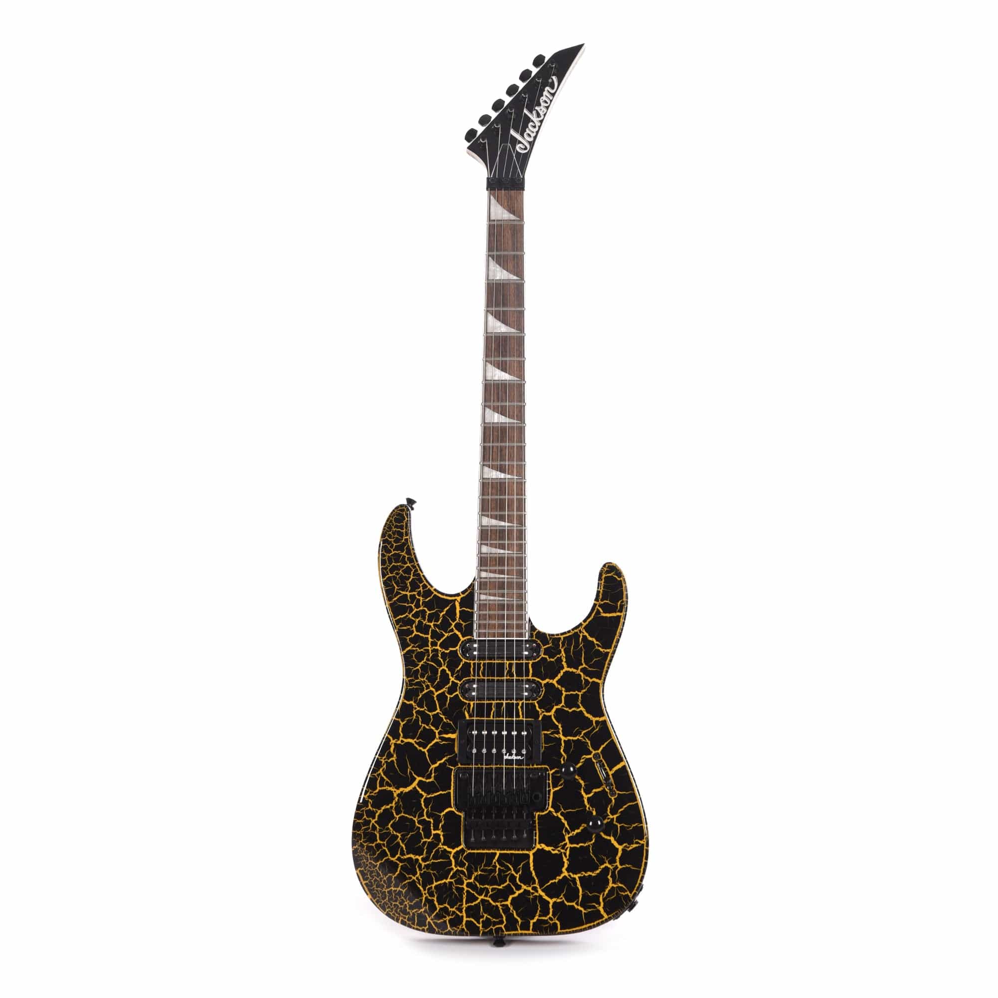 Jackson X-Series Soloist SL3X DX Yellow Crackle Electric Guitars / Solid Body