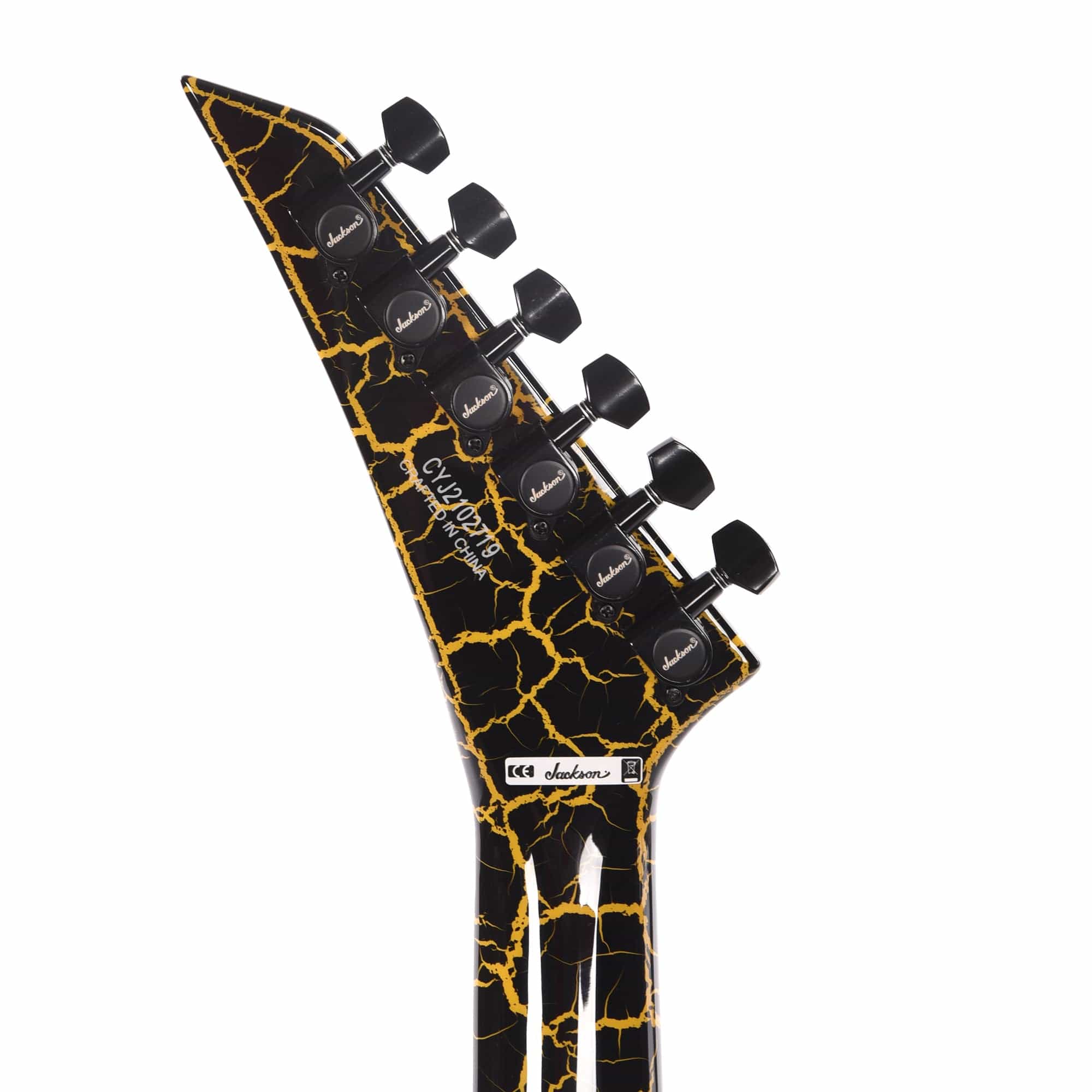 Jackson X-Series Soloist SL3X DX Yellow Crackle Electric Guitars / Solid Body