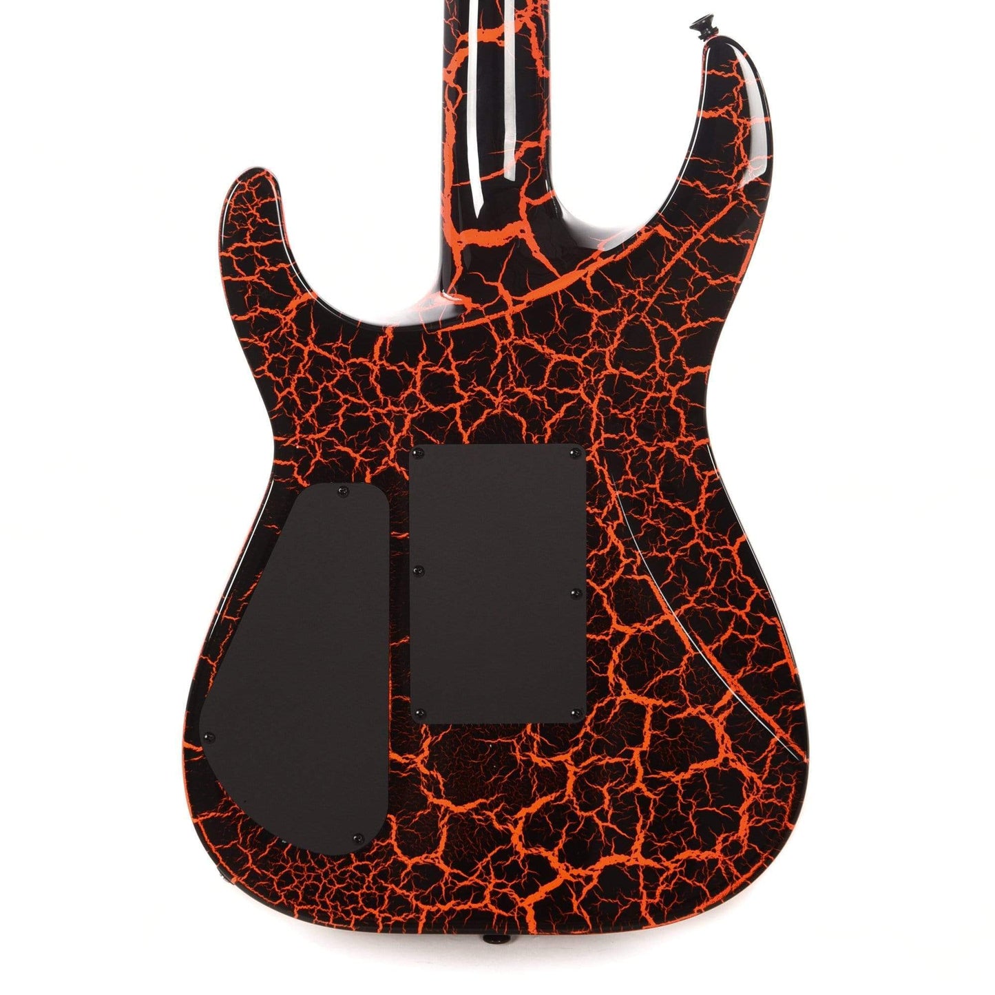 Jackson X Series Soloist SLX Neon Orange Crackle Electric Guitars / Solid Body