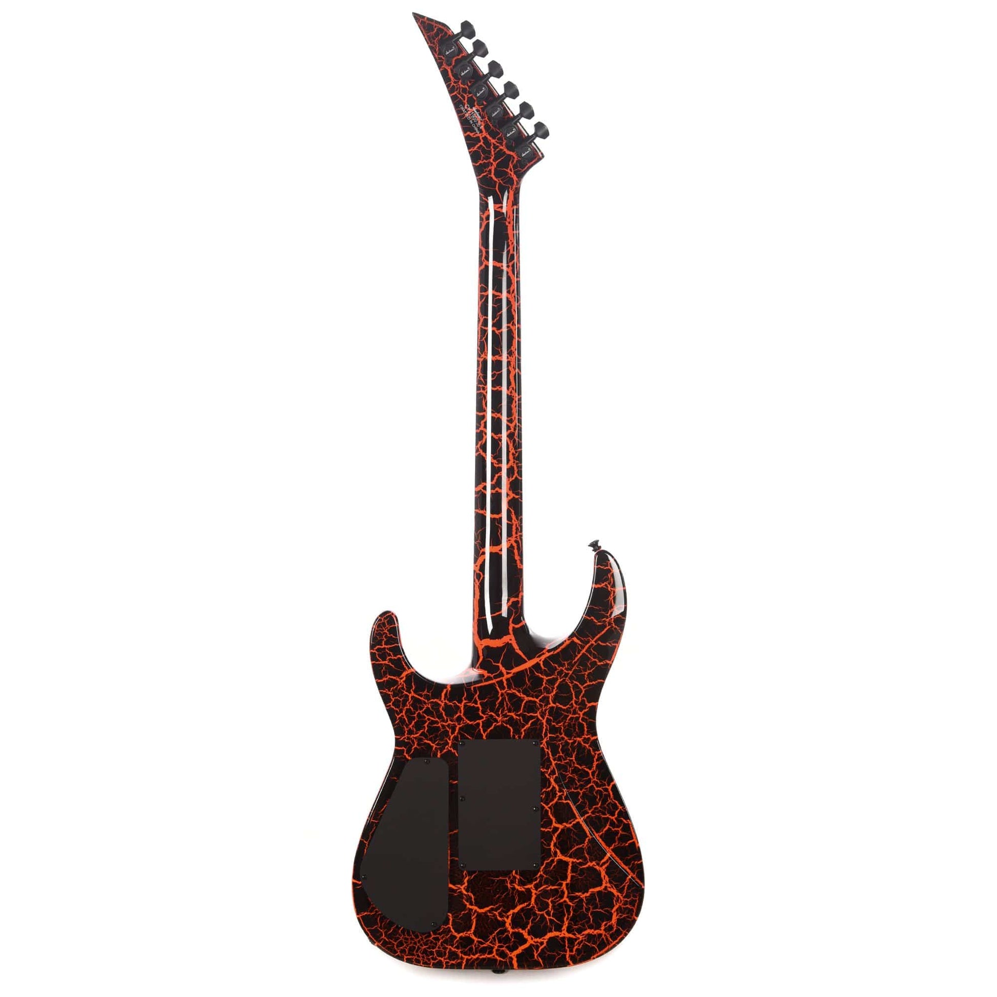 Jackson X Series Soloist SLX Neon Orange Crackle Electric Guitars / Solid Body