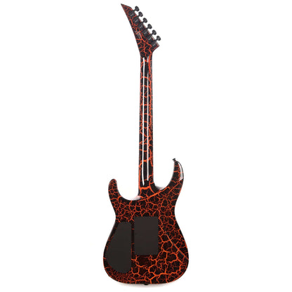 Jackson X Series Soloist SLX Neon Orange Crackle Electric Guitars / Solid Body