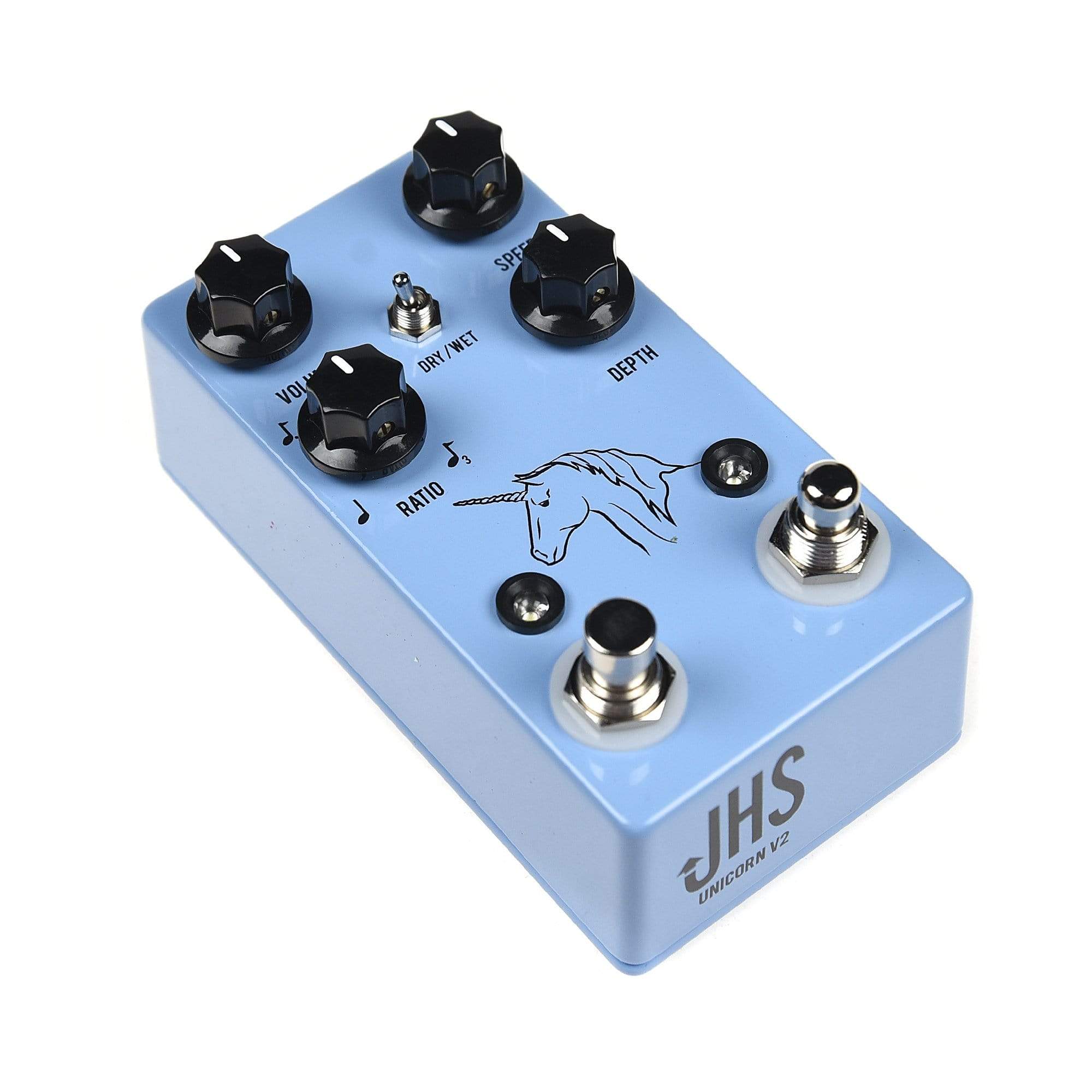 JHS Unicorn v2 Analog Bulb Driven Uni-vibe w/ Tap Tempo Effects and Pedals / Tremolo and Vibrato