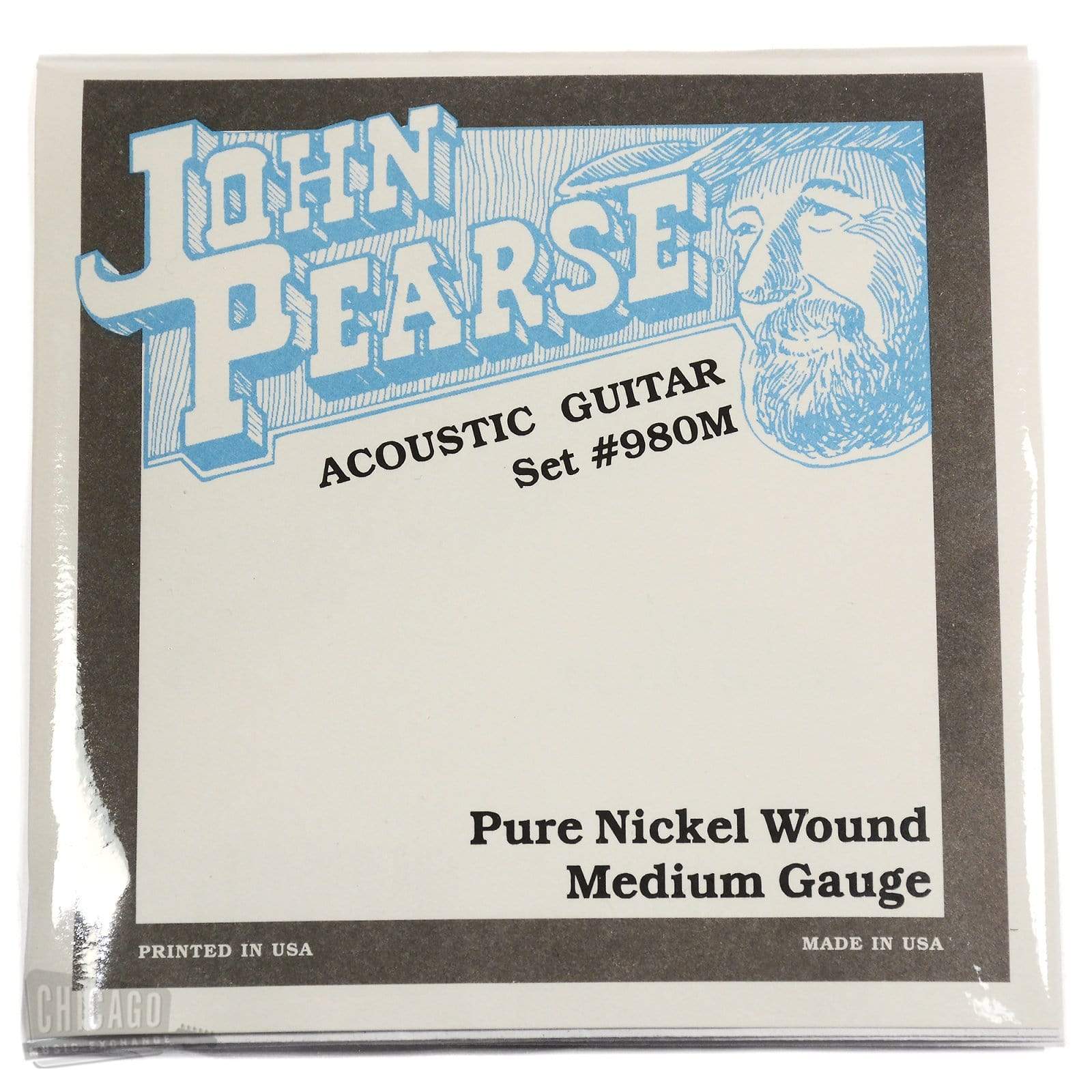 John Pearse Acoustic Strings Pure Nickel Medium 13-57 – Chicago Music ...