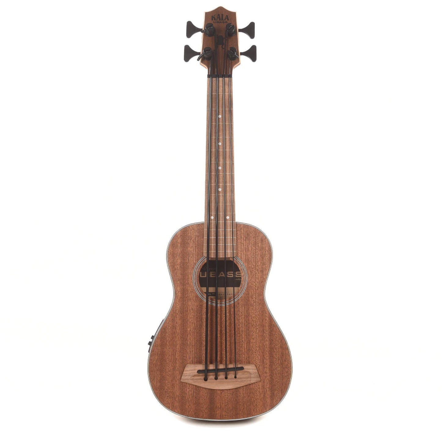 Kala U-Bass Acoustic/Electric Satin All-Solid Mahogany Fretless w/Case Bass Guitars / 4-String