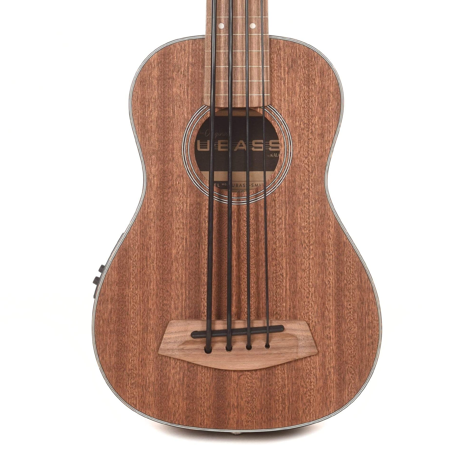 Kala U-Bass Acoustic/Electric Satin All-Solid Mahogany Fretless w/Case Bass Guitars / 4-String