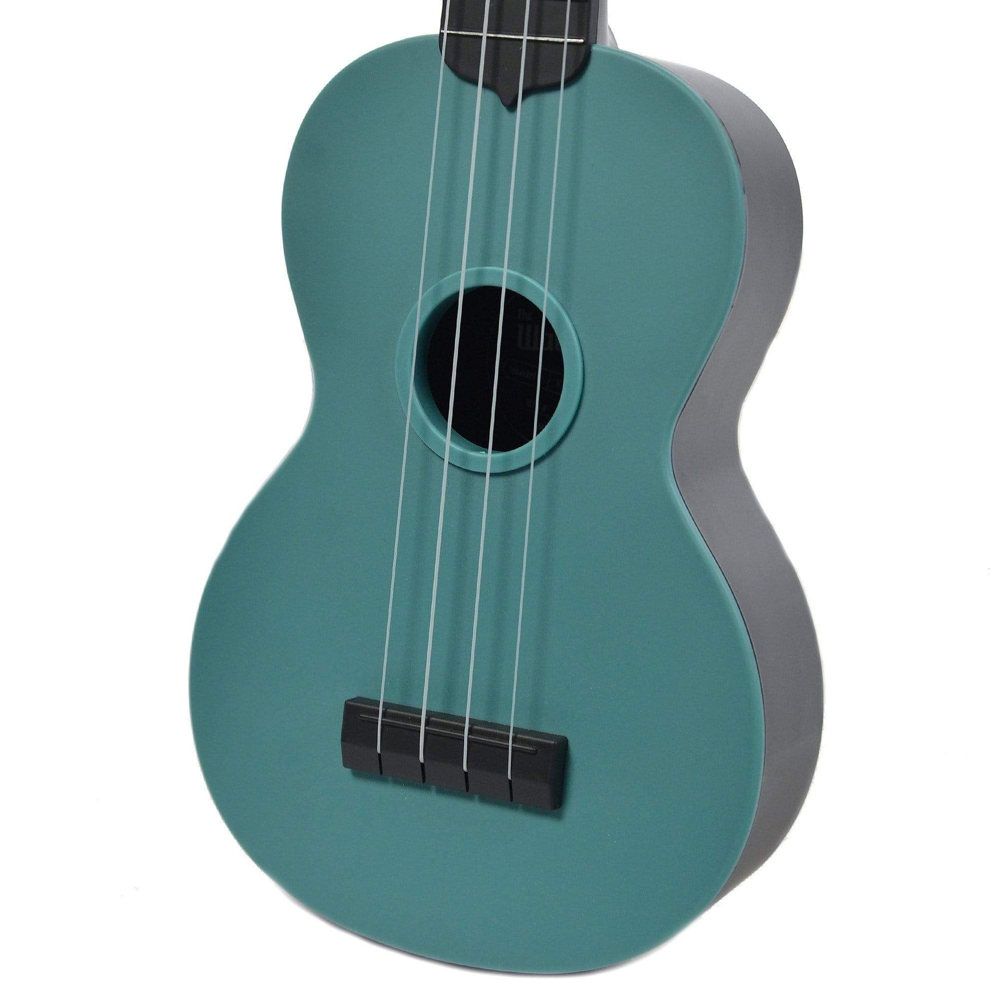 Kala Composite Soprano Ukulele Glow In The Dark Aqua Matte Folk Instruments / Ukuleles