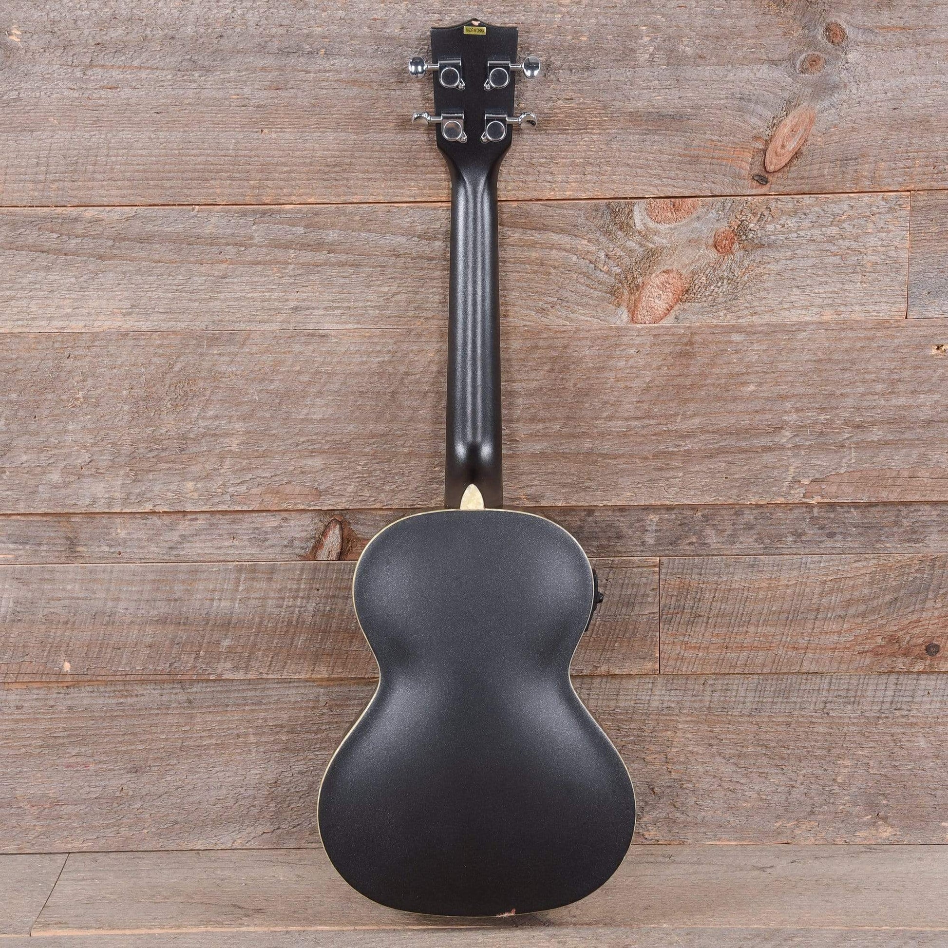 Kala KA-JTE Tenor Ukulele Satin Metallic Black Archtop Folk Instruments / Ukuleles