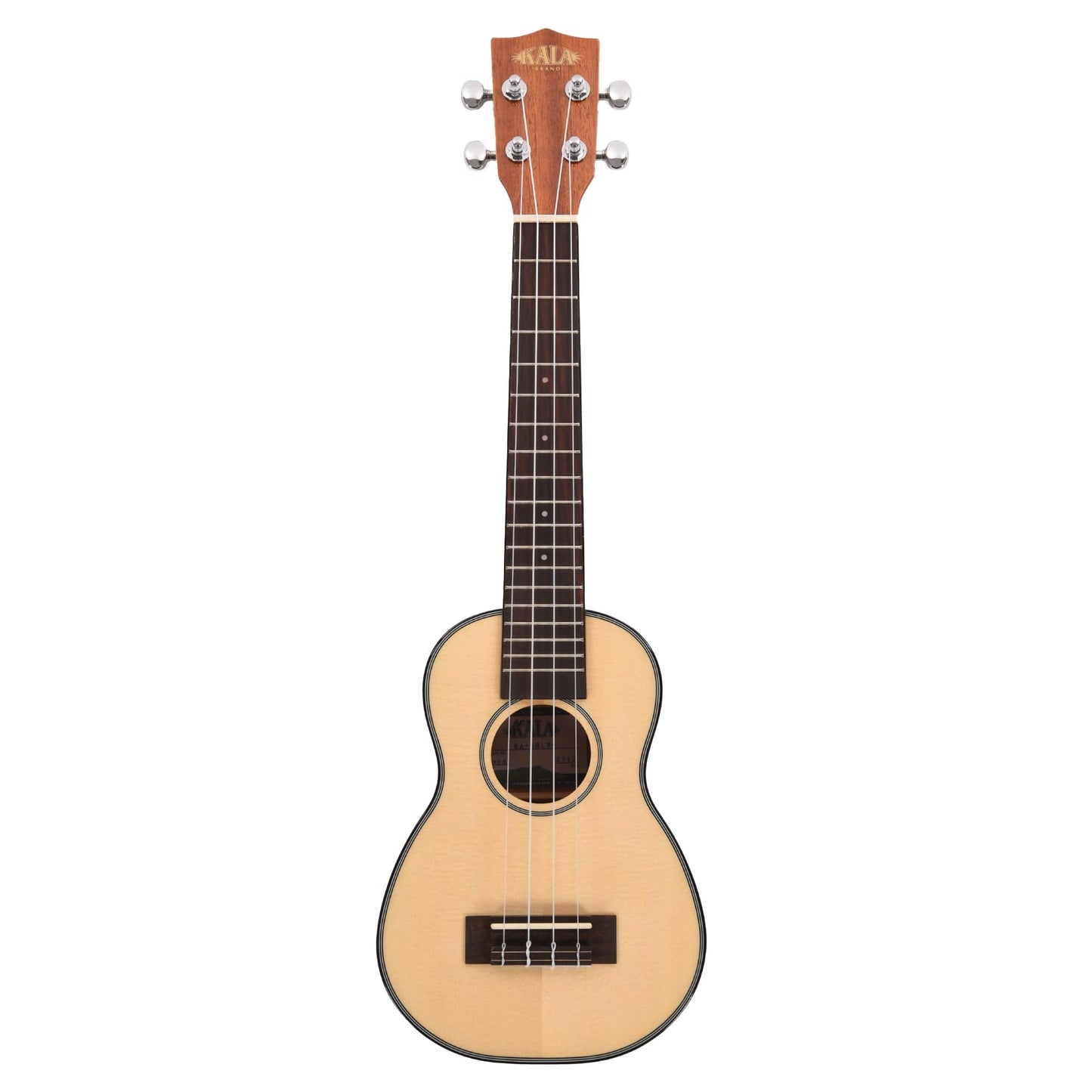 Kala KA-SSLNG Long Neck Ukulele Gloss Solid Spruce/Mahogany Folk Instruments / Ukuleles