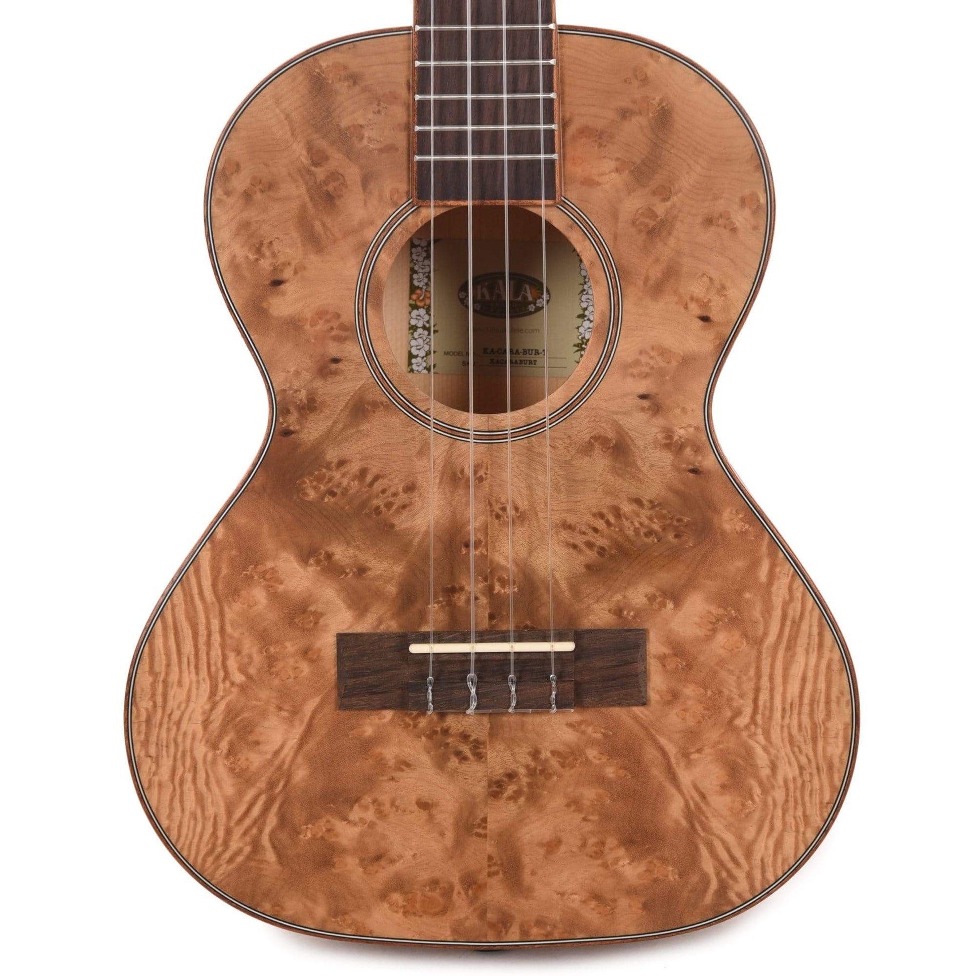 Kala Salted Caramel Exotic Burl Tenor Ukulele Folk Instruments / Ukuleles