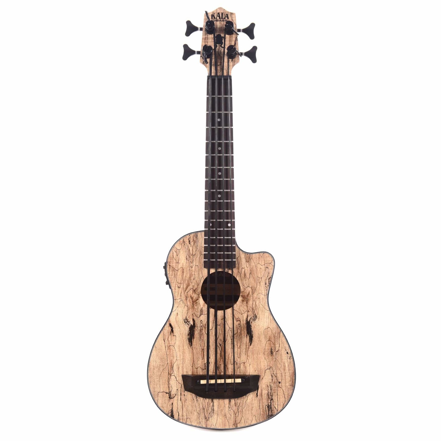 Kala Spalted Maple Fretted U-BASS Folk Instruments / Ukuleles