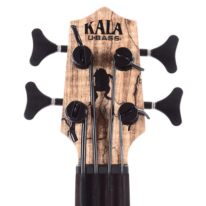 Kala Spalted Maple Fretted U-BASS Folk Instruments / Ukuleles