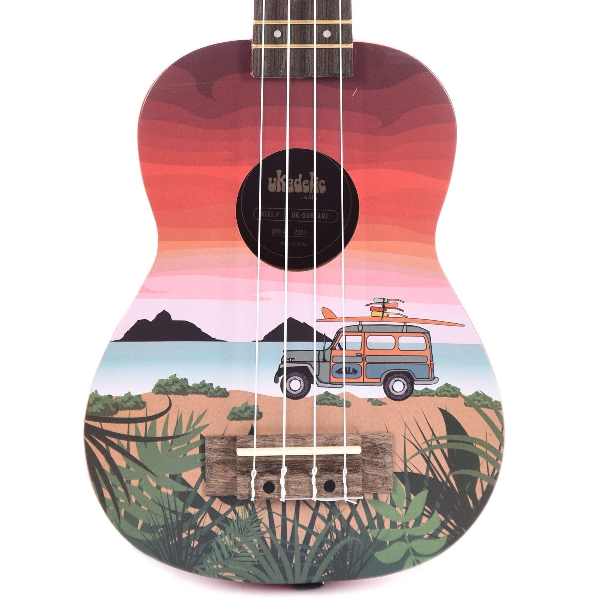 Kala Ukadelic Surfari Soprano Ukulele Folk Instruments / Ukuleles