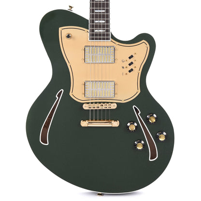 Kauer Super Chief Caddy Green w/Mojo Dual Foil Pickups Electric Guitars / Semi-Hollow