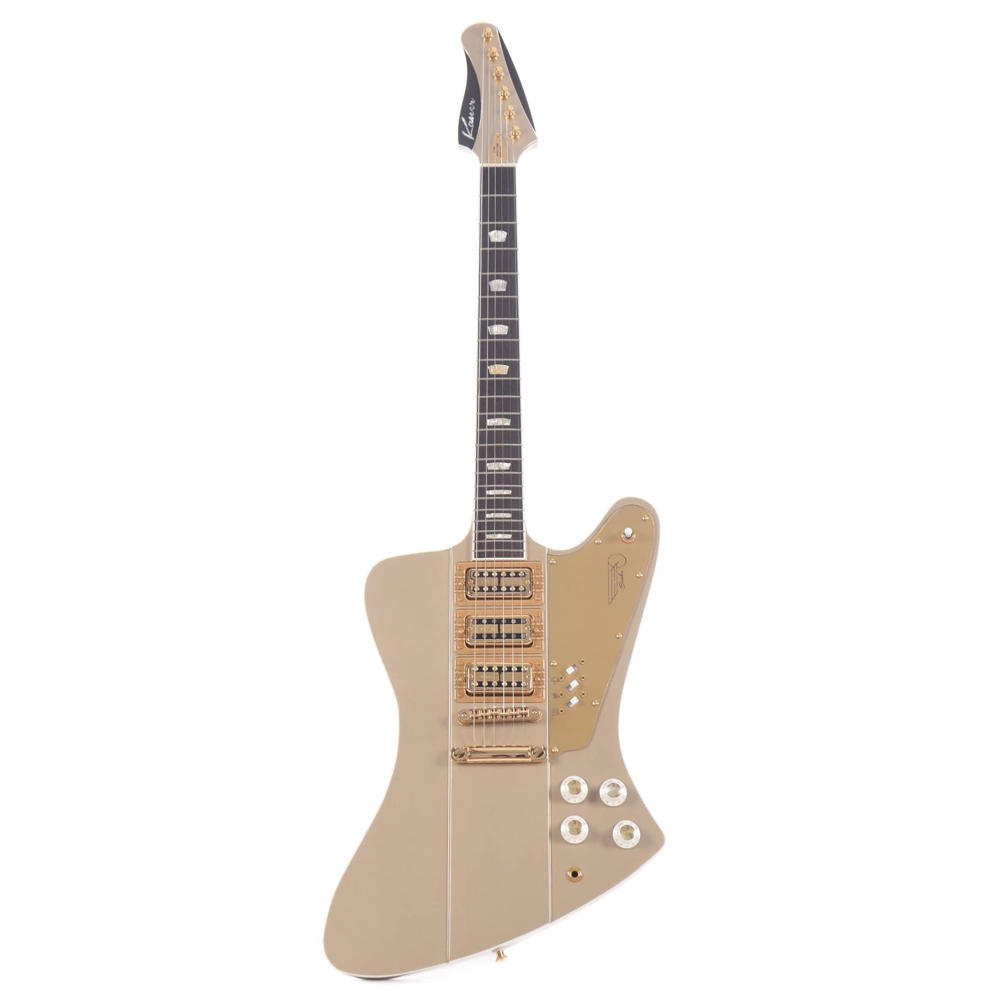 Kauer Banshee Shoreline Gold w/TV Jones Pickups & Gold Hardware Electric Guitars / Solid Body