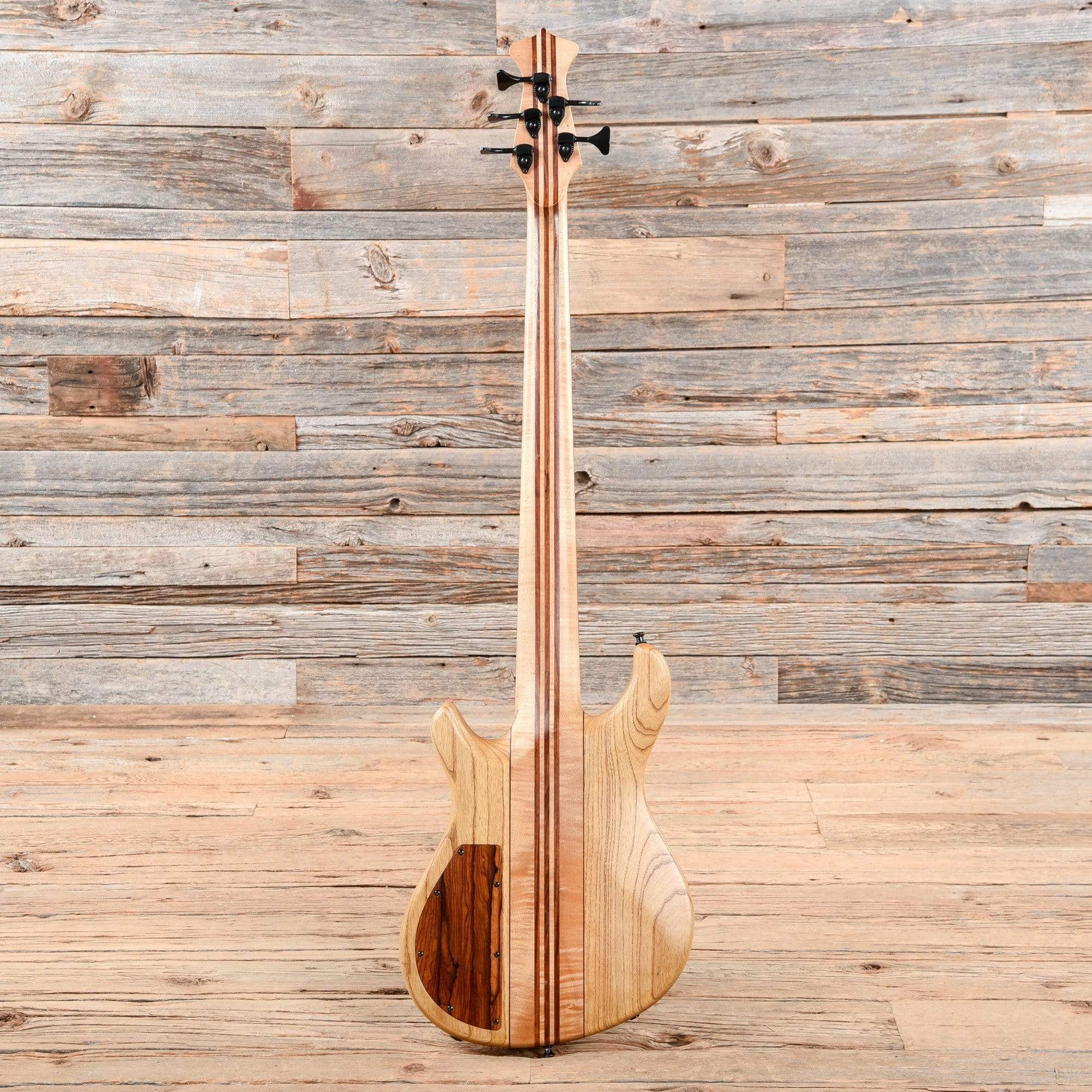 Ken Lawrence Exotic 5-String Fretless Bass Natural – Chicago Music Exchange