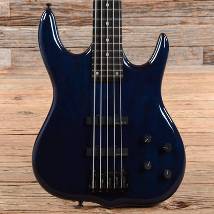 Ken Smith Burner Deluxe 5 Blue 1991 Bass Guitars / 5-String or More