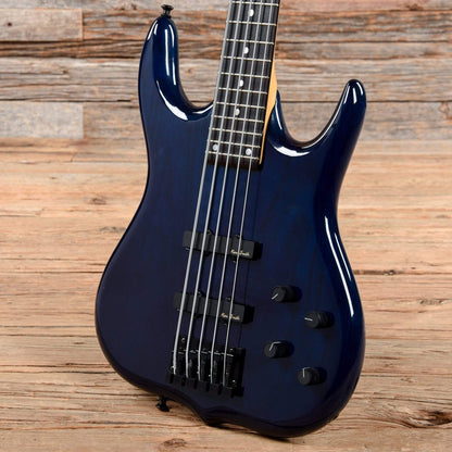 Ken Smith Burner Deluxe 5 Blue 1991 Bass Guitars / 5-String or More