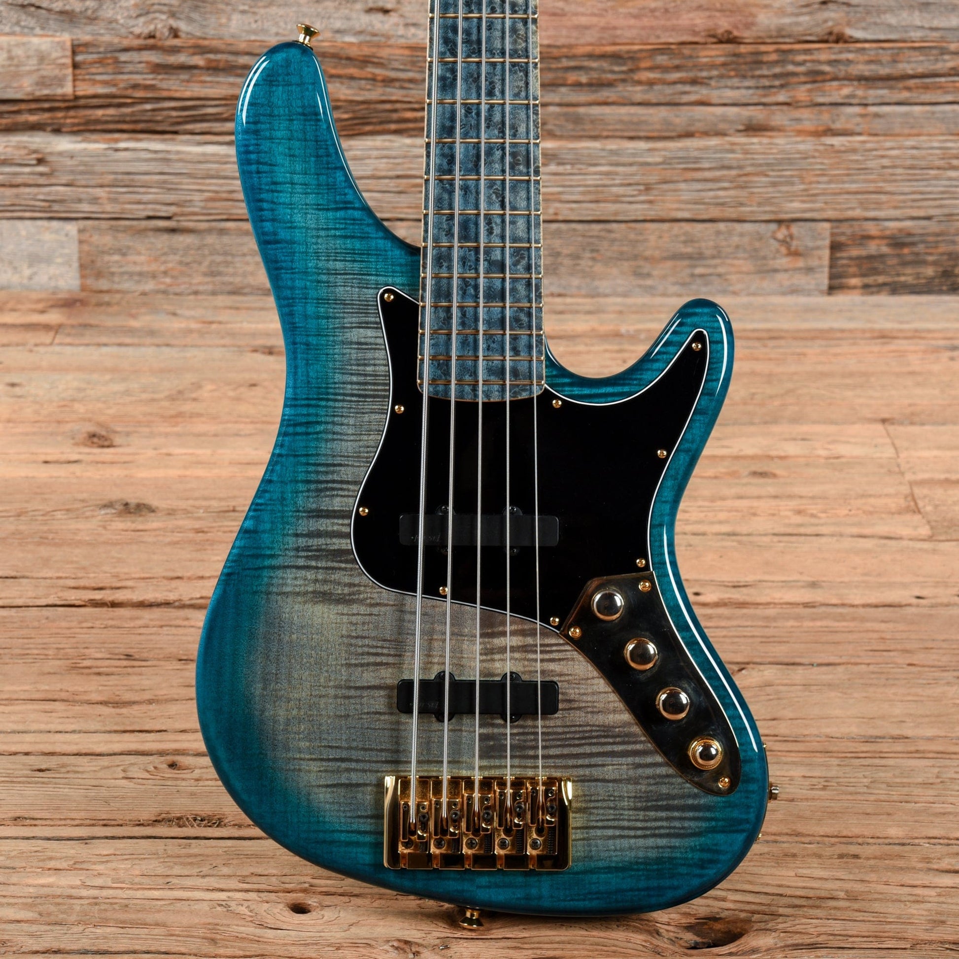 Kiesel JB5 Custom Blue Aqua Burst 2020 Bass Guitars / 5-String or More