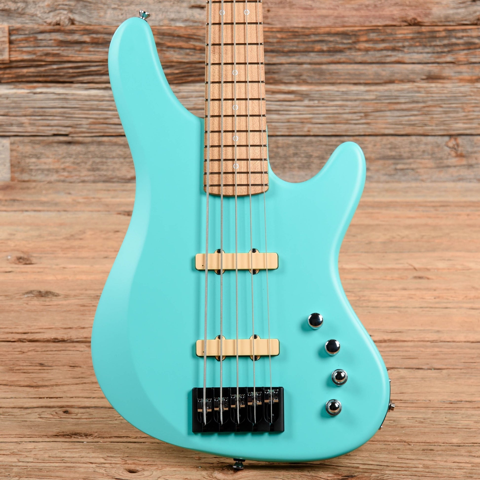 Kiesel Modern JB5 Satin Blue Bass Guitars / 5-String or More