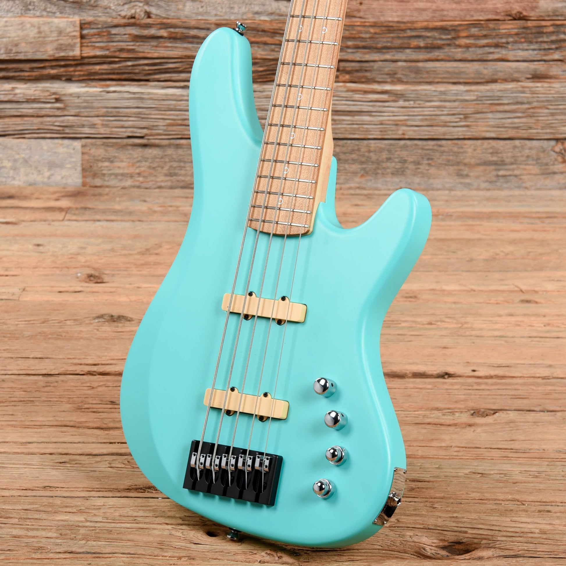 Kiesel Modern JB5 Satin Blue Bass Guitars / 5-String or More